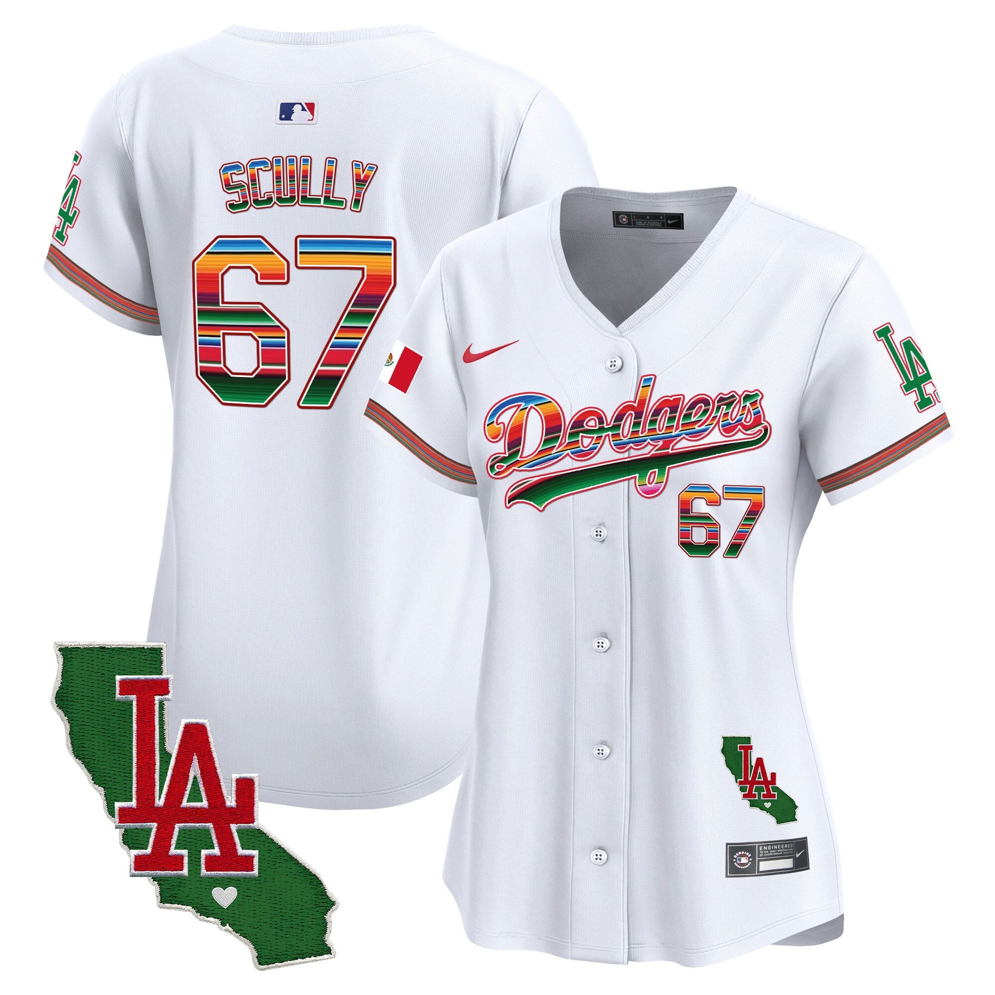 Women’s Mexico California Patch Vapor Premier Limited Jersey V2