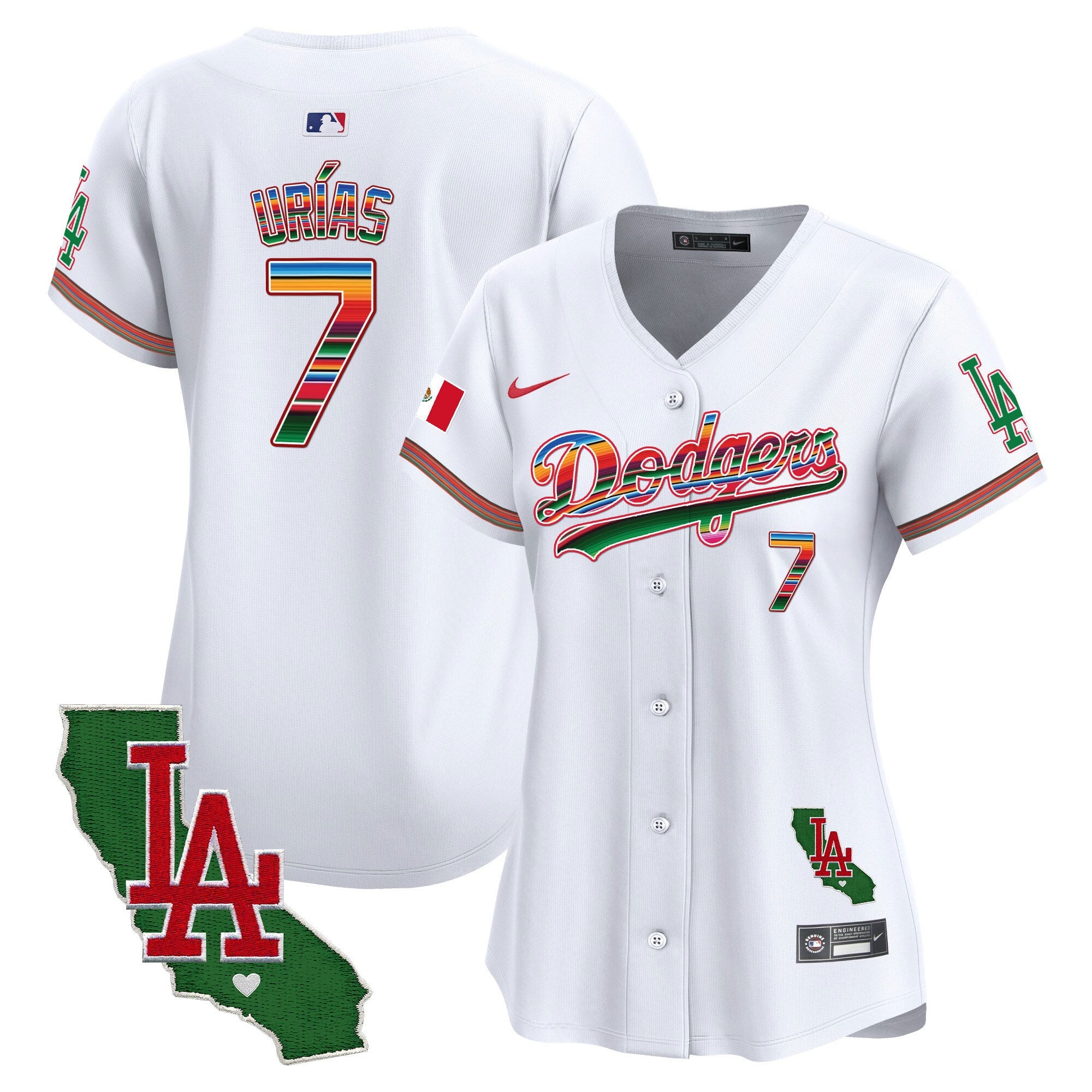 Women’s Mexico California Patch Vapor Premier Limited Jersey V2