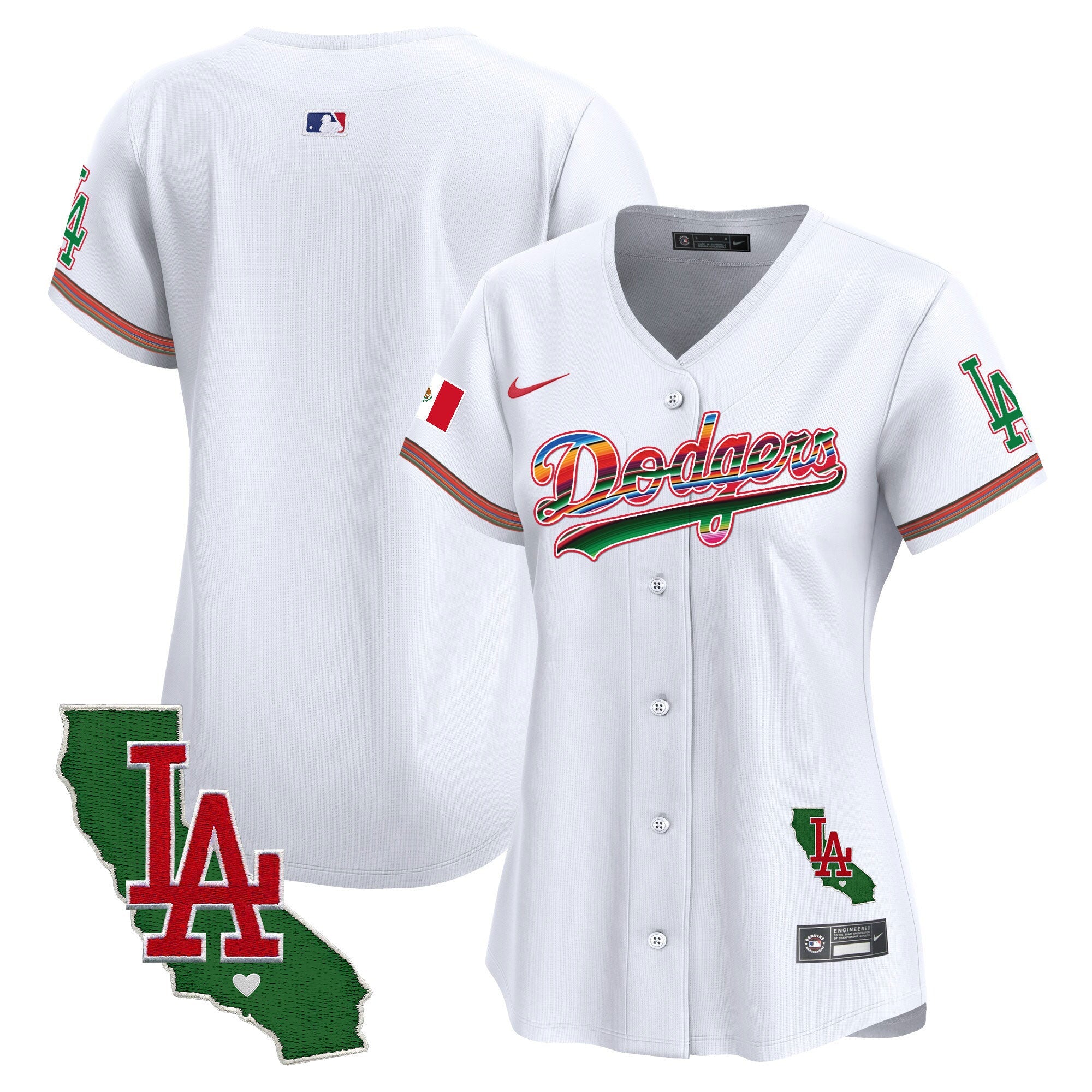 Women’s Mexico California Patch Vapor Premier Limited Jersey V2