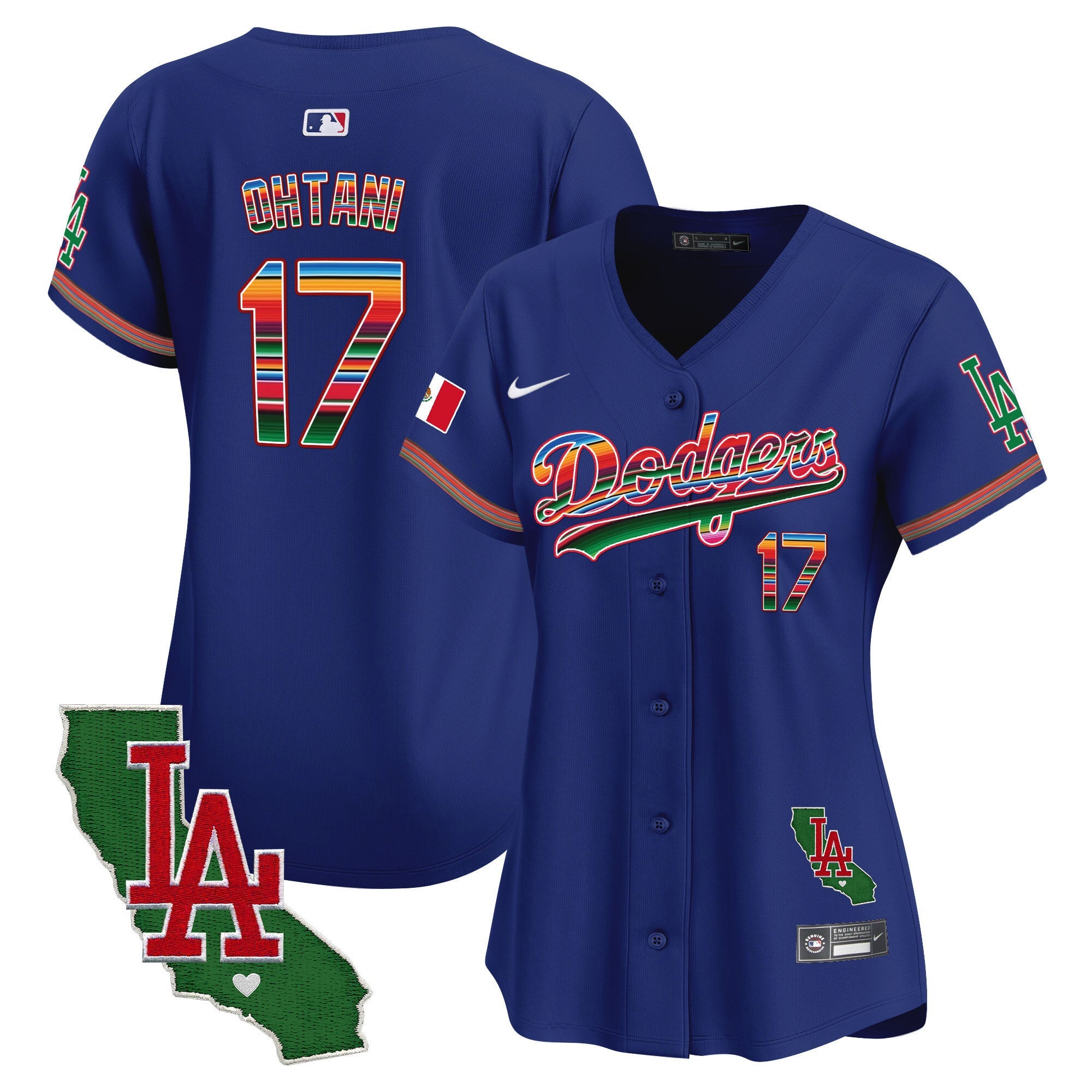 Women’s Mexico California Patch Vapor Premier Limited Jersey V2