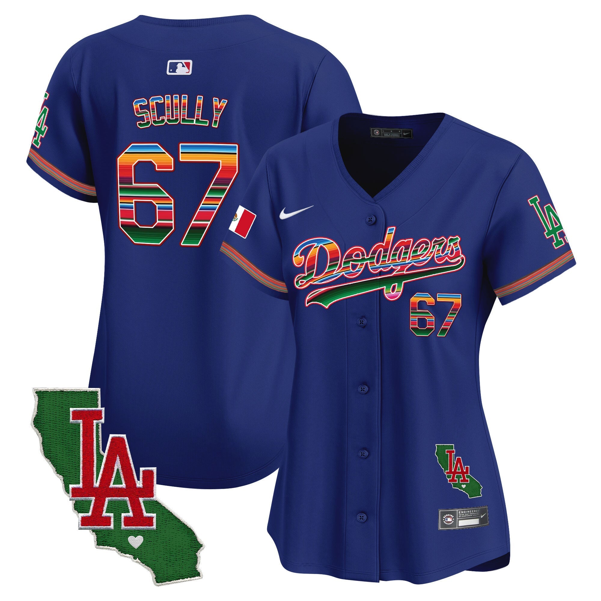 Women’s Mexico California Patch Vapor Premier Limited Jersey V2