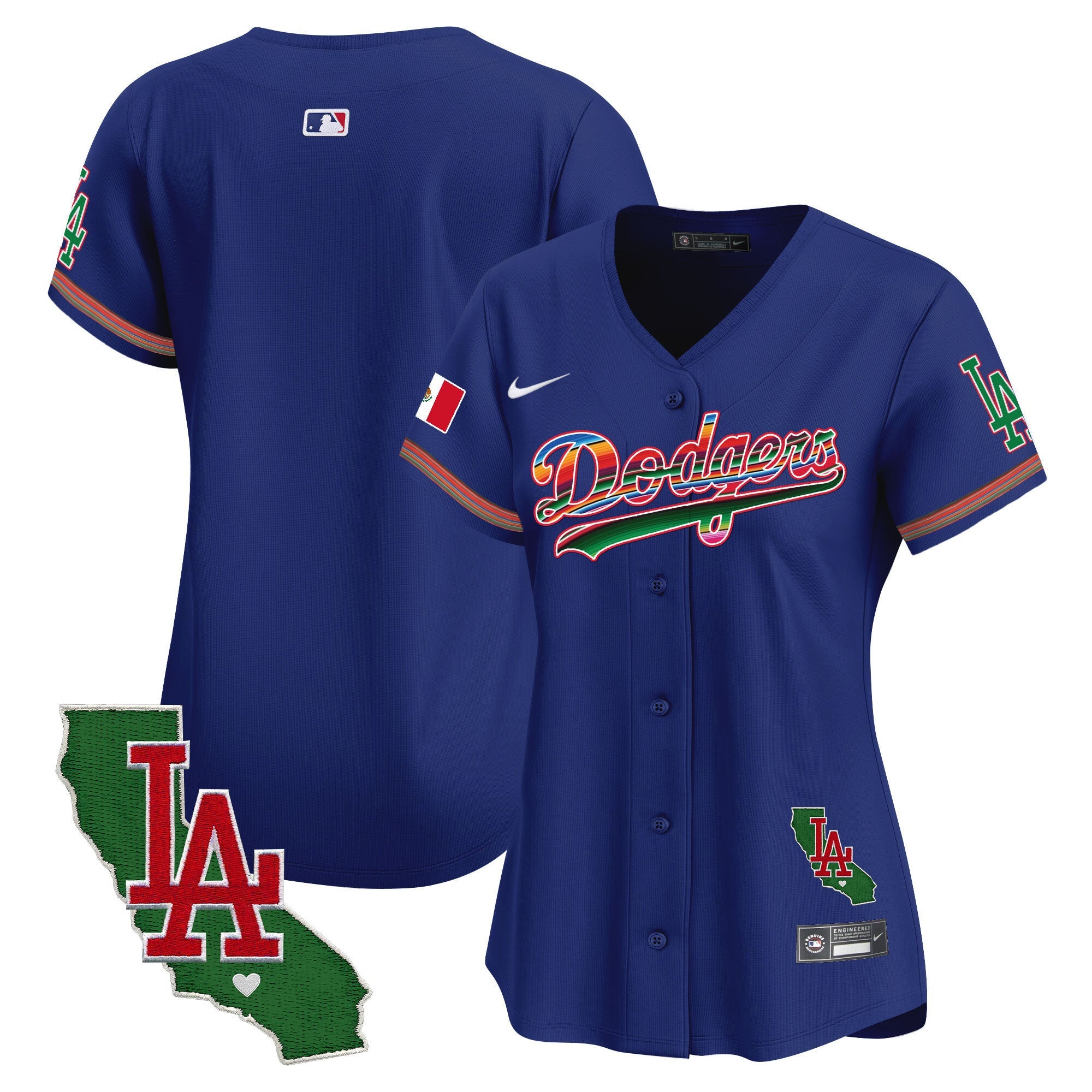 Women’s Mexico California Patch Vapor Premier Limited Jersey V2
