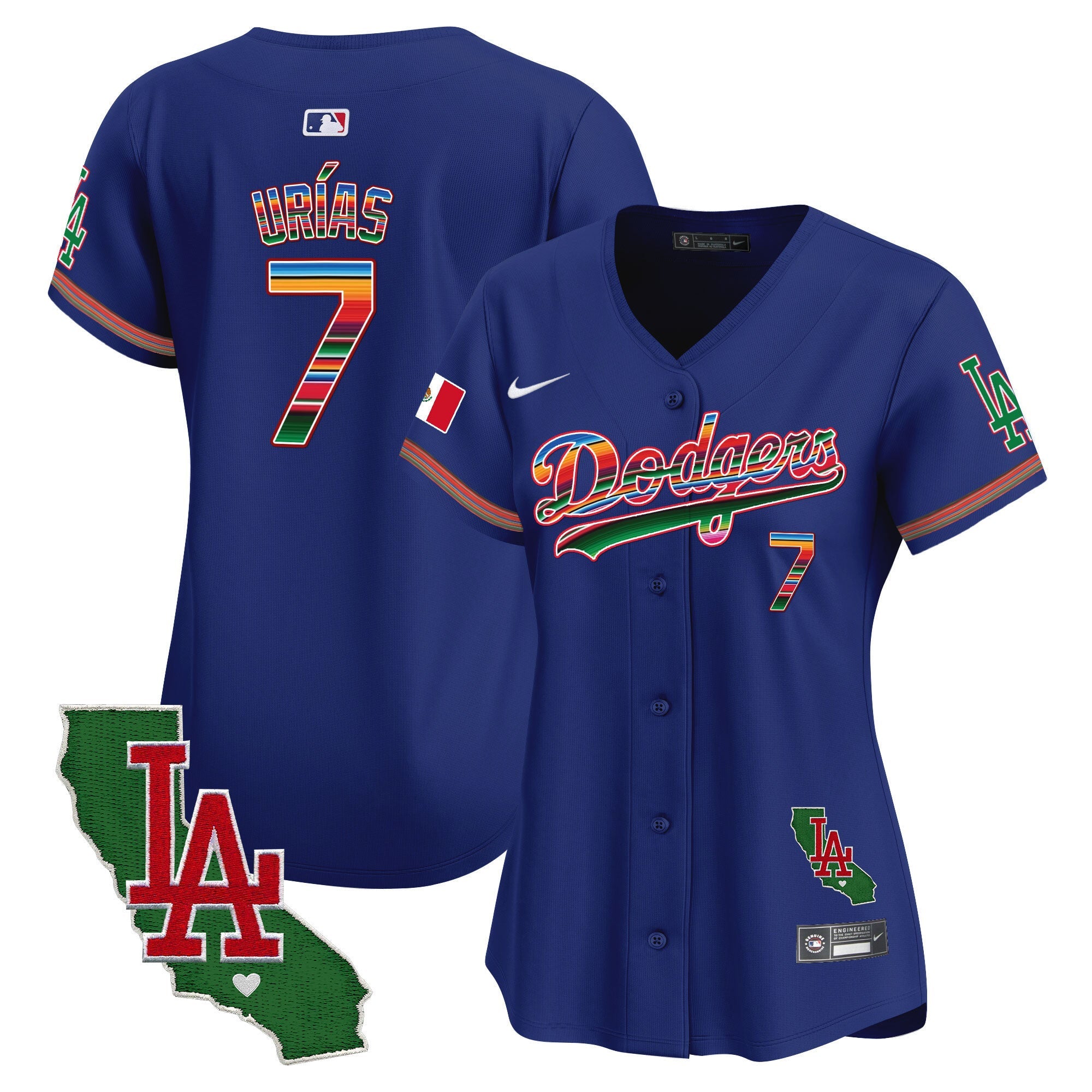 Women’s Mexico California Patch Vapor Premier Limited Jersey V2