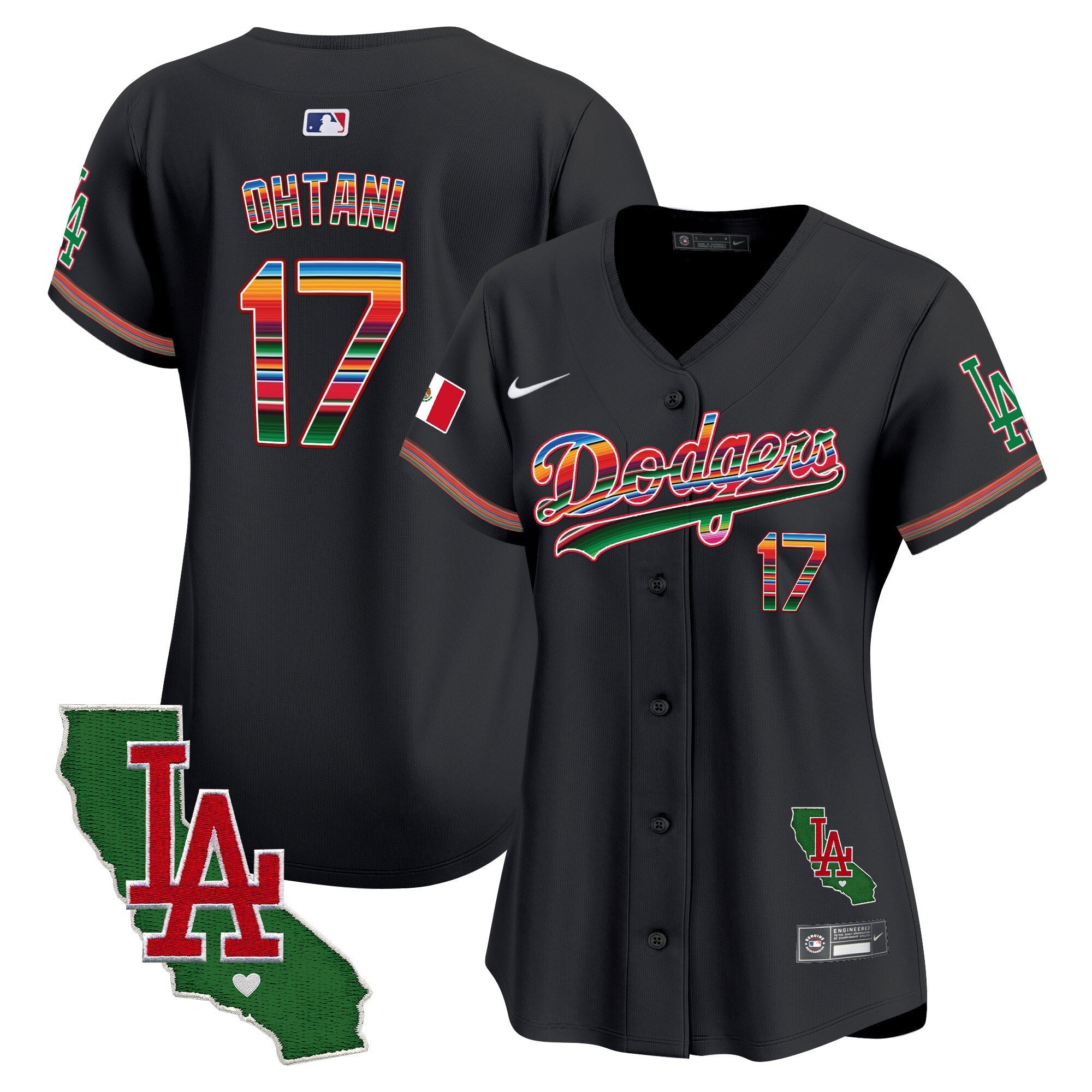 Women’s Mexico California Patch Vapor Premier Limited Jersey V2
