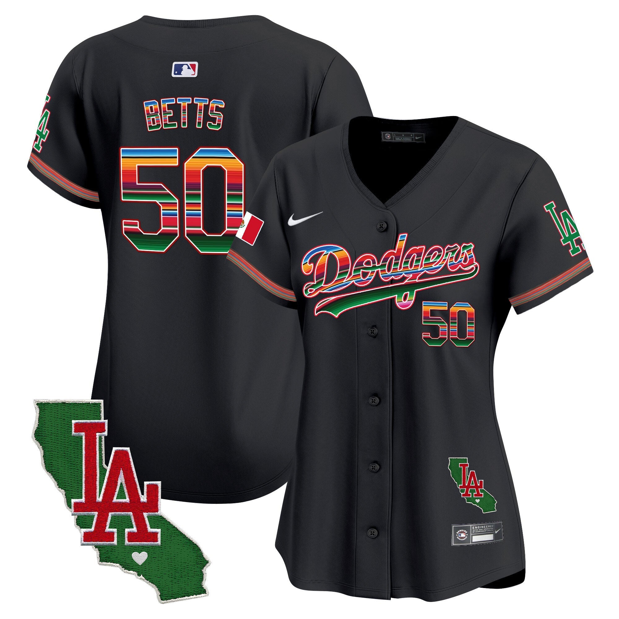Women’s Mexico California Patch Vapor Premier Limited Jersey V2