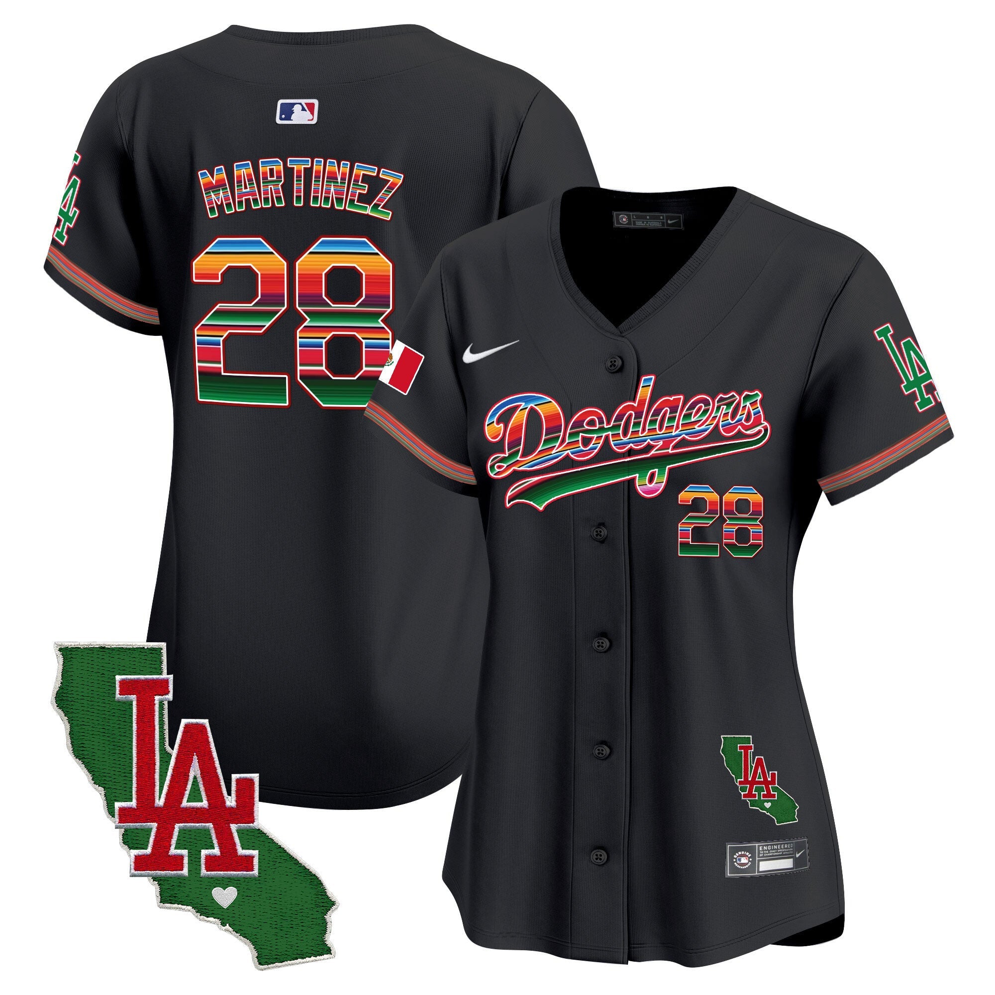 Women’s Mexico California Patch Vapor Premier Limited Jersey V2