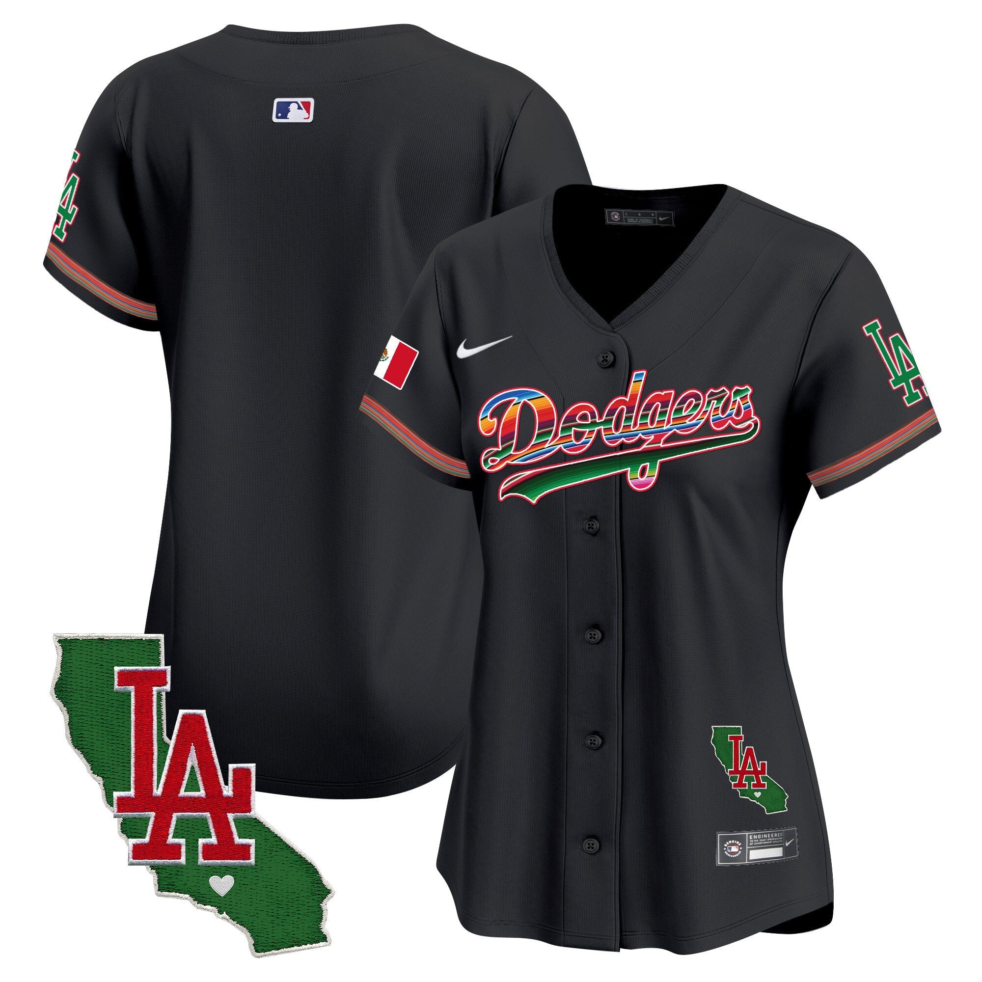 Women’s Mexico California Patch Vapor Premier Limited Jersey V2