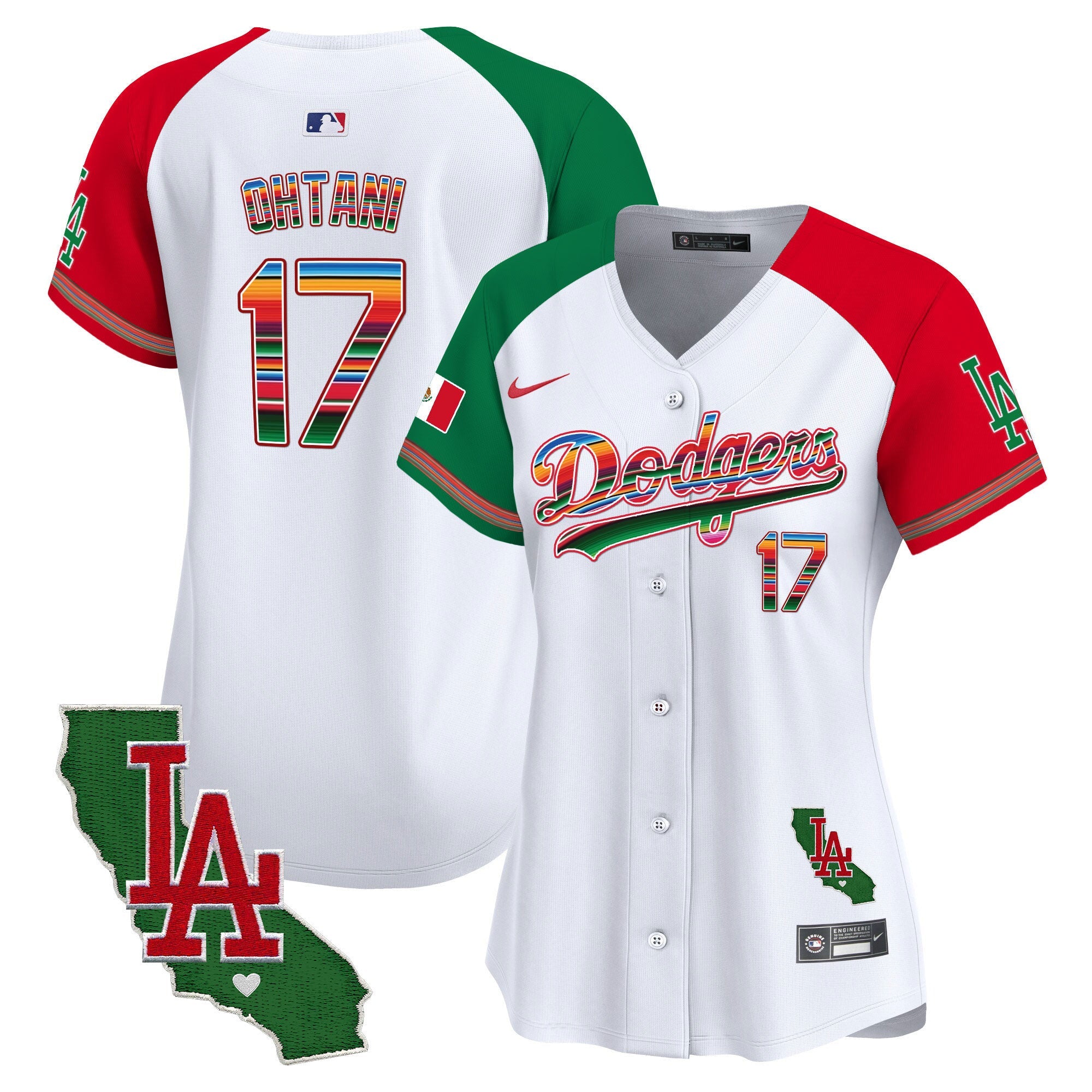 Women’s Mexico California Patch Vapor Premier Limited Jersey V2