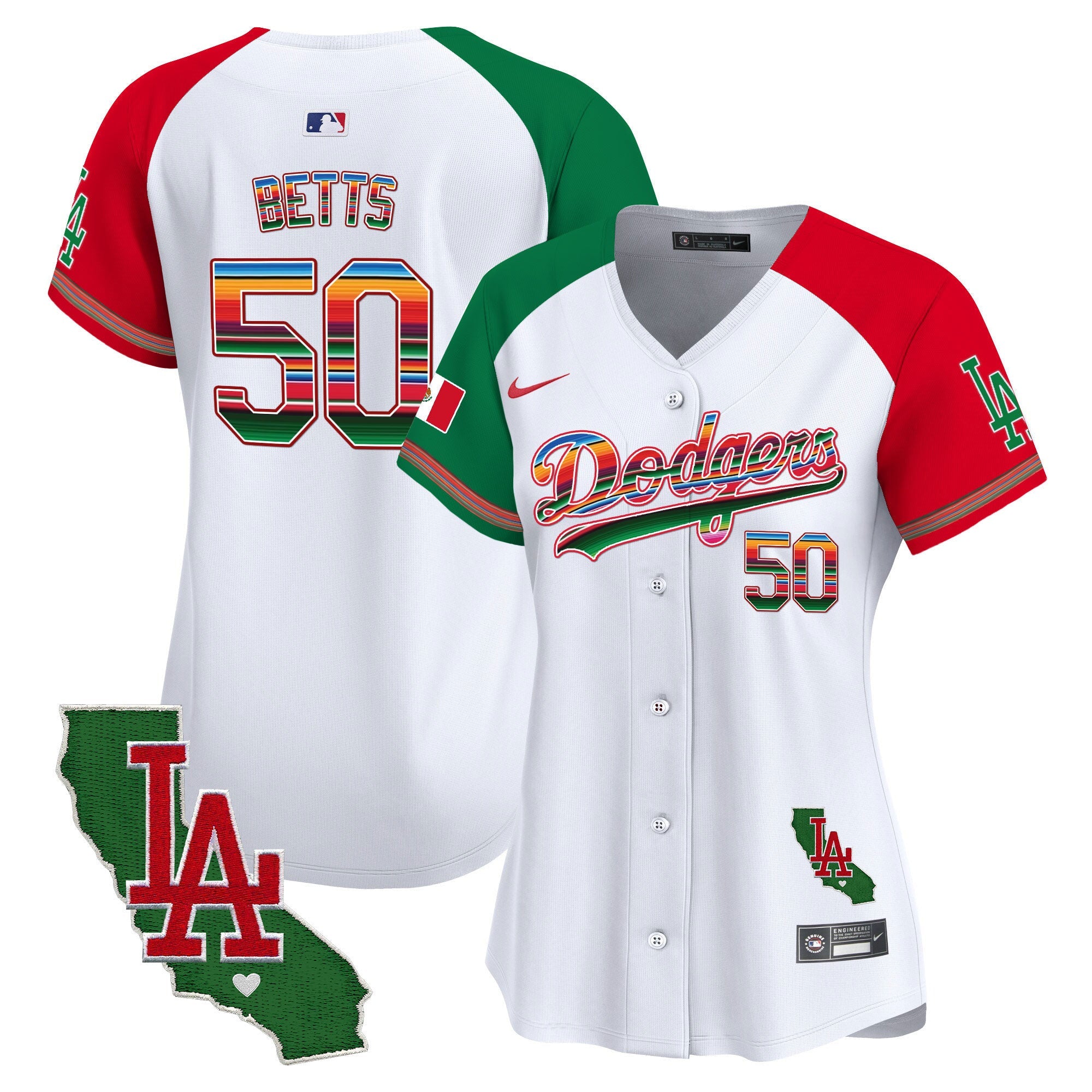 Women’s Mexico California Patch Vapor Premier Limited Jersey V2