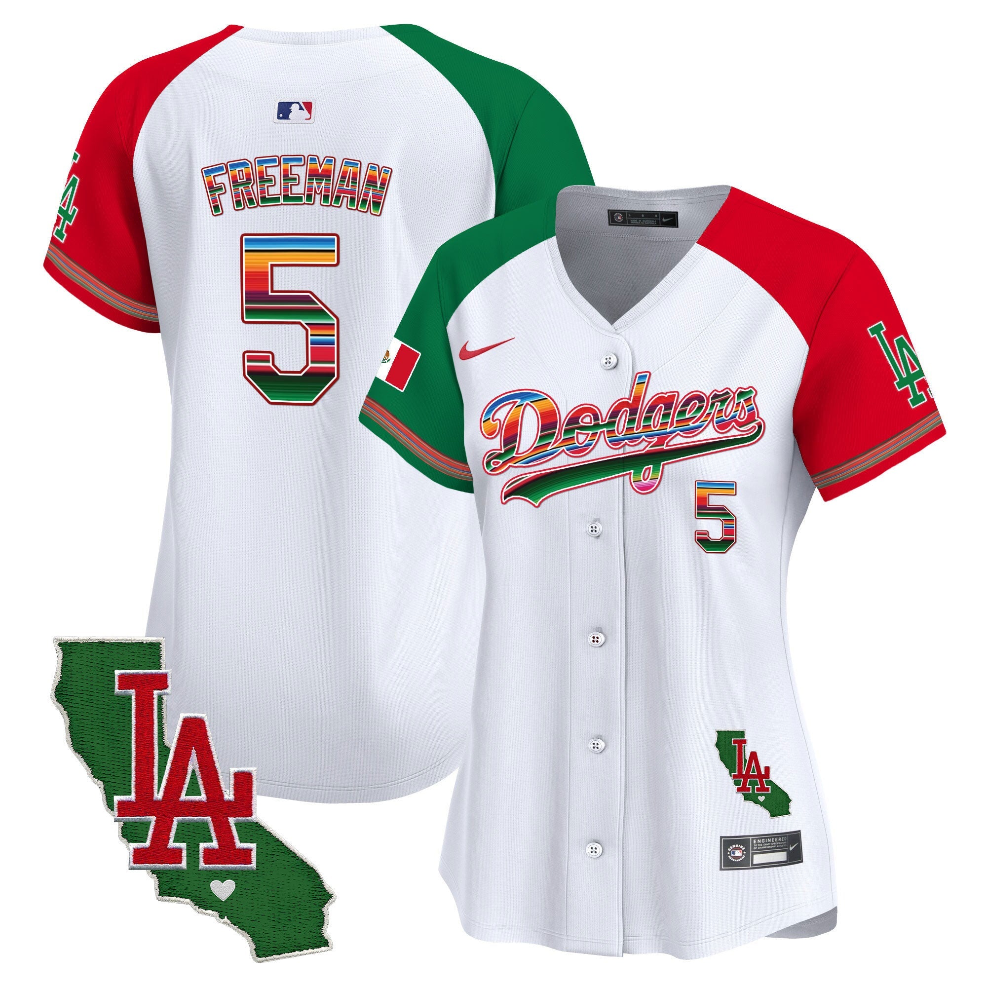 Women’s Mexico California Patch Vapor Premier Limited Jersey V2