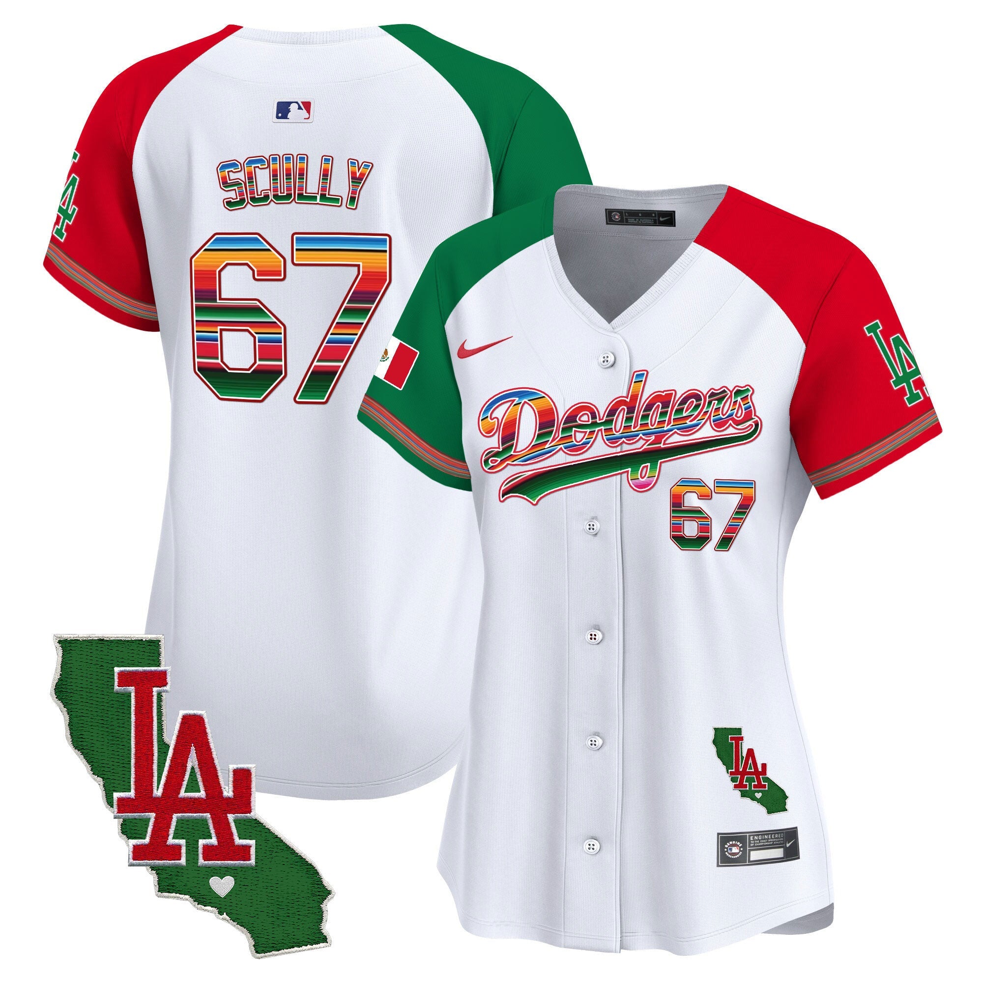 Women’s Mexico California Patch Vapor Premier Limited Jersey V2