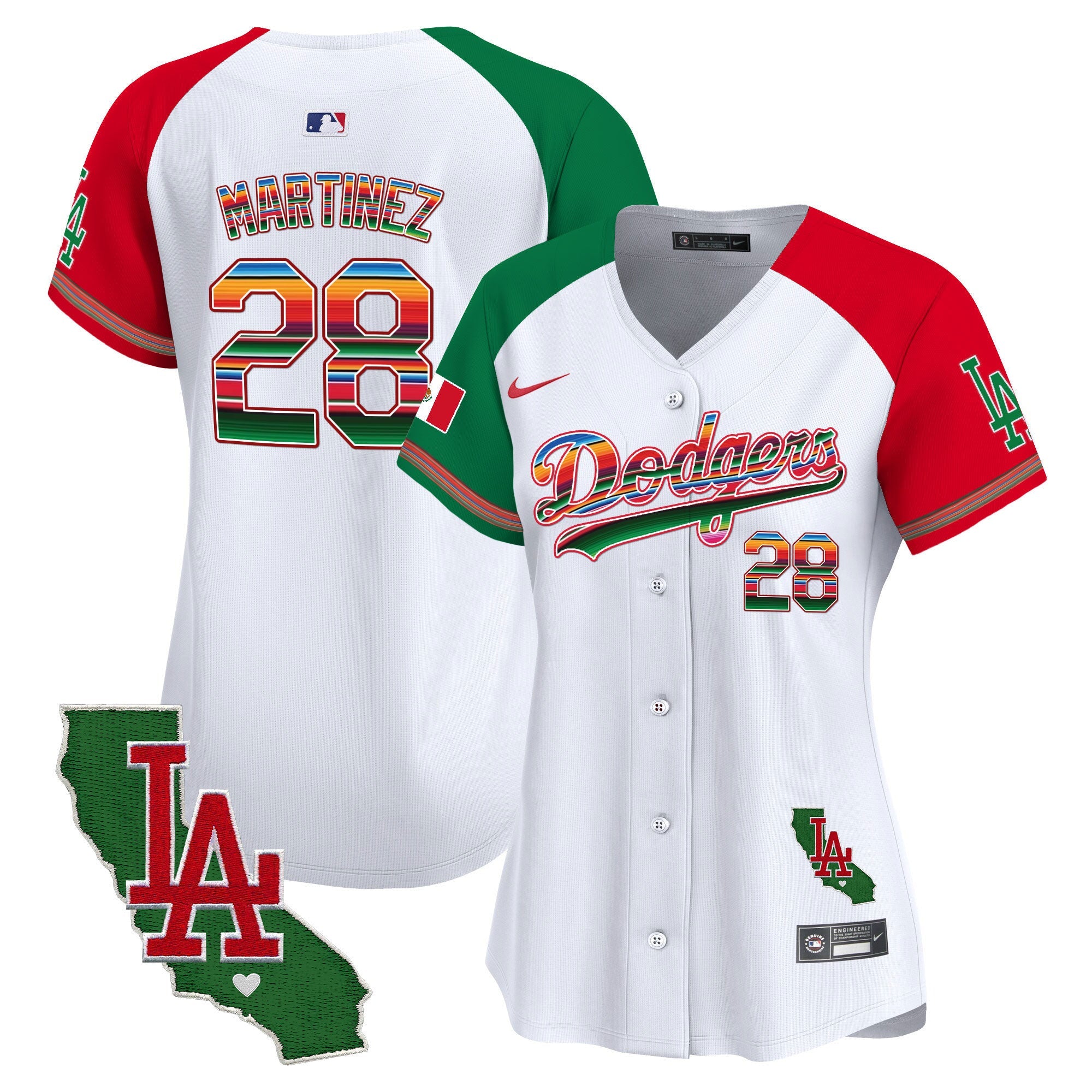 Women’s Mexico California Patch Vapor Premier Limited Jersey V2