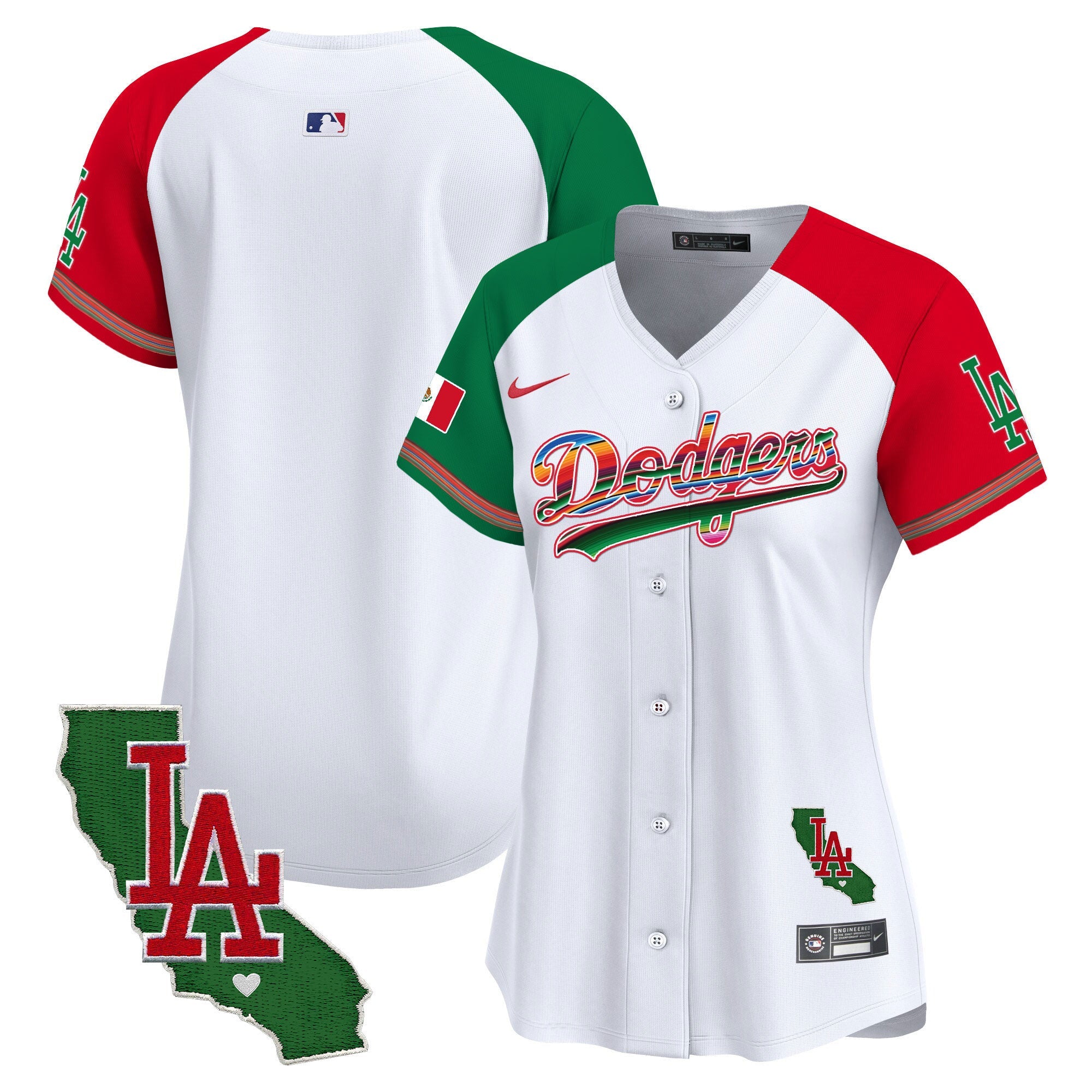 Women’s Mexico California Patch Vapor Premier Limited Jersey V2