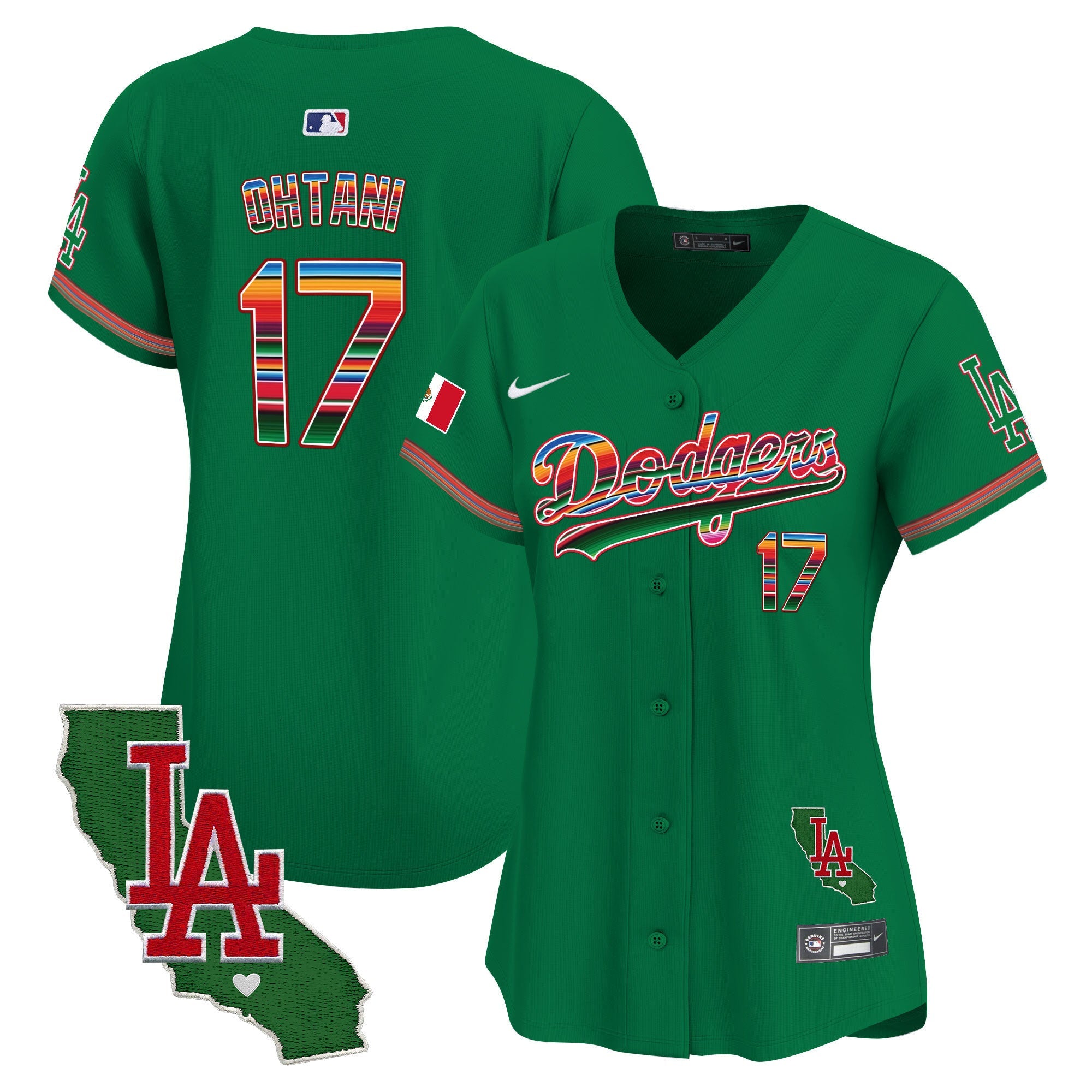 Women’s Mexico California Patch Vapor Premier Limited Jersey V2