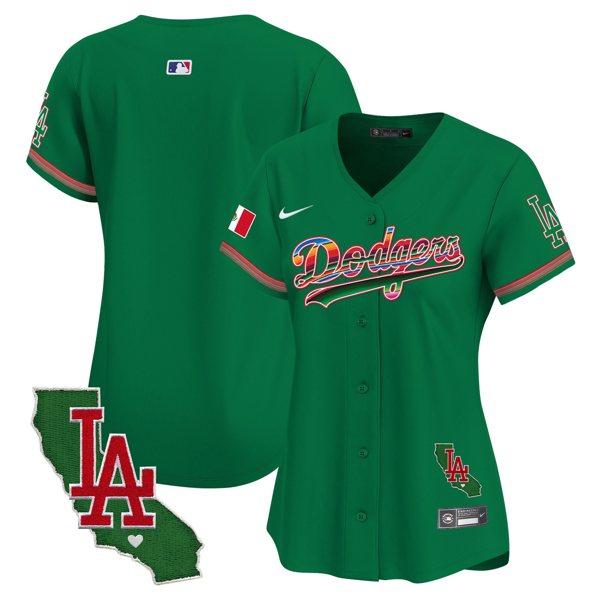 Women’s Mexico California Patch Vapor Premier Limited Jersey V2