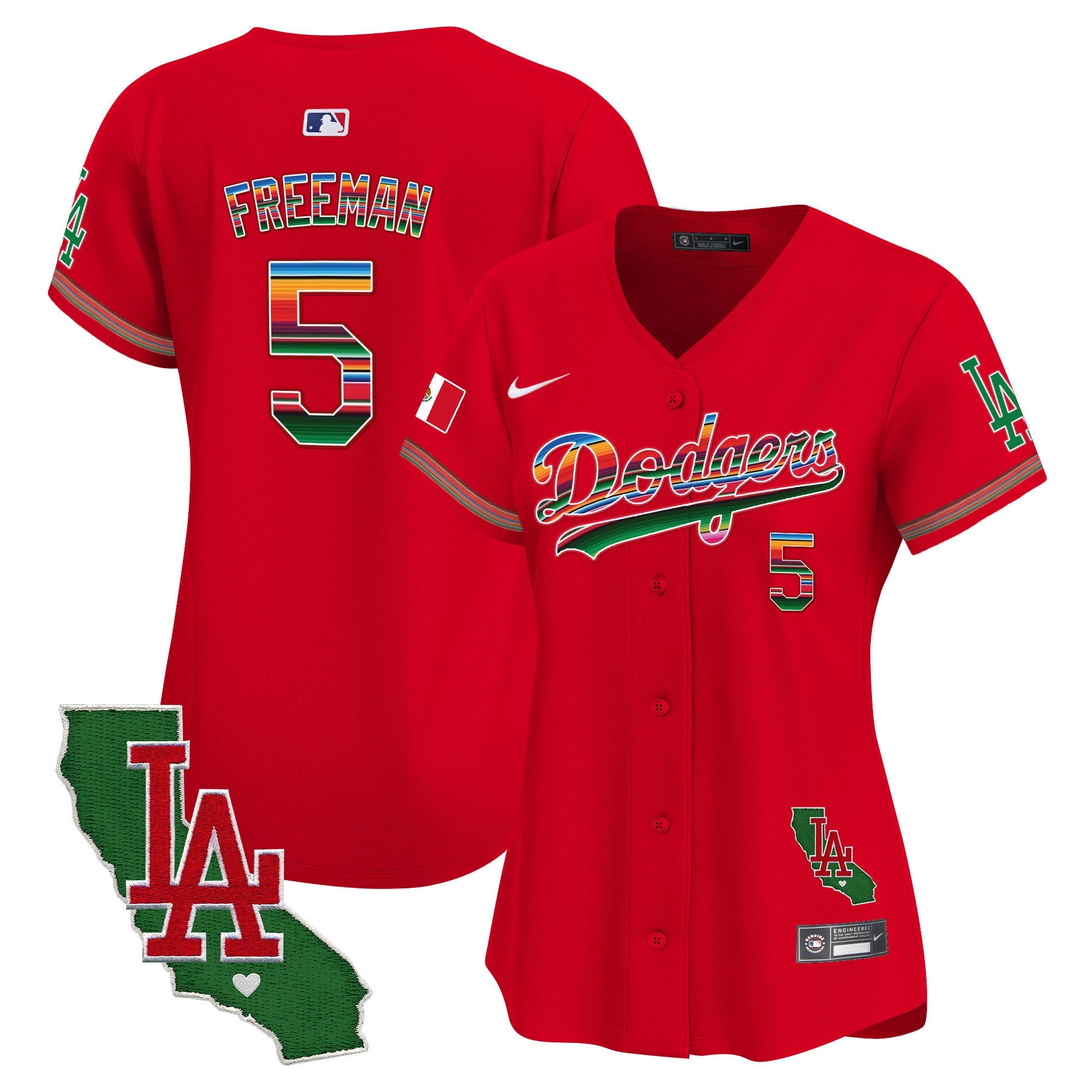 Women’s Mexico California Patch Vapor Premier Limited Jersey V2