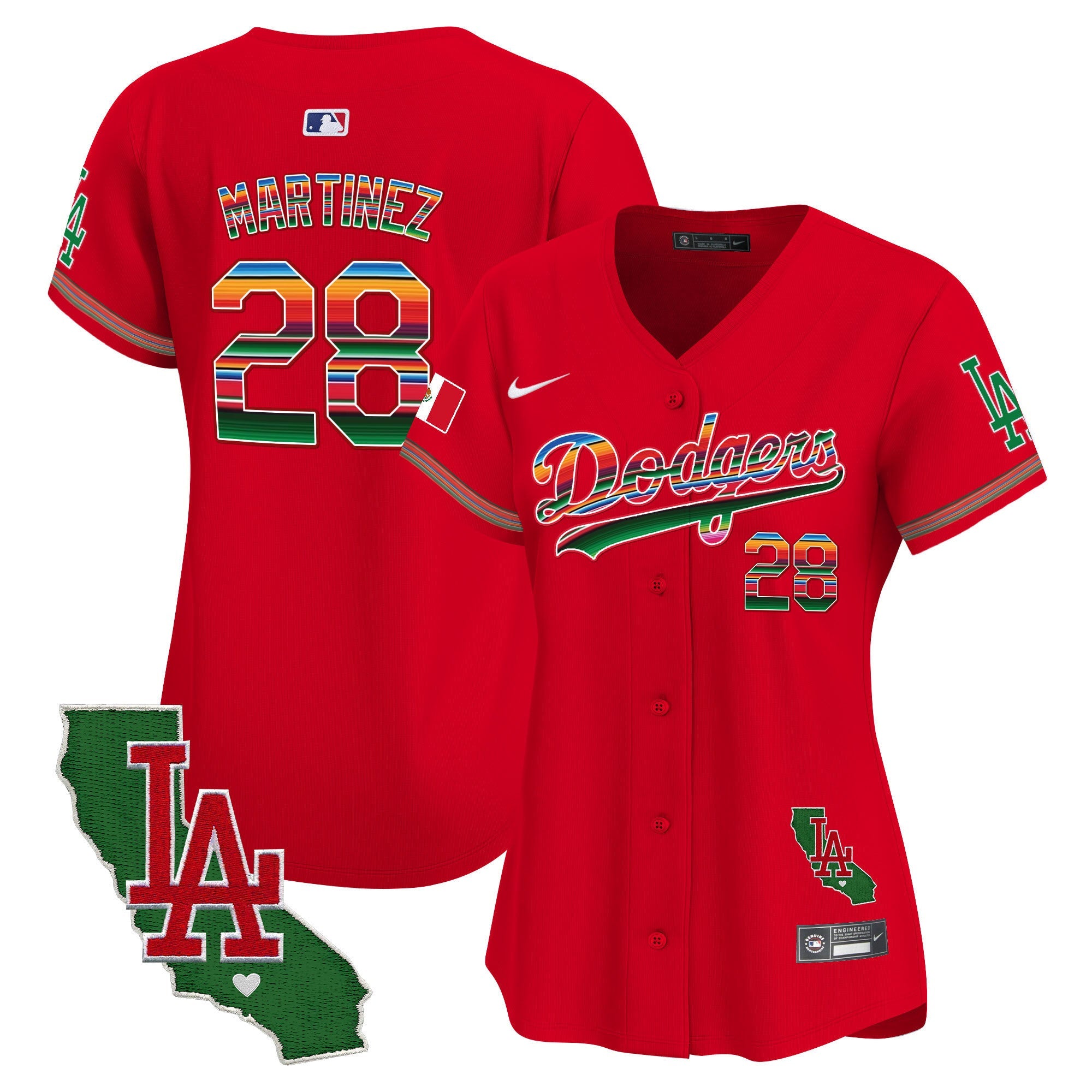 Women’s Mexico California Patch Vapor Premier Limited Jersey V2