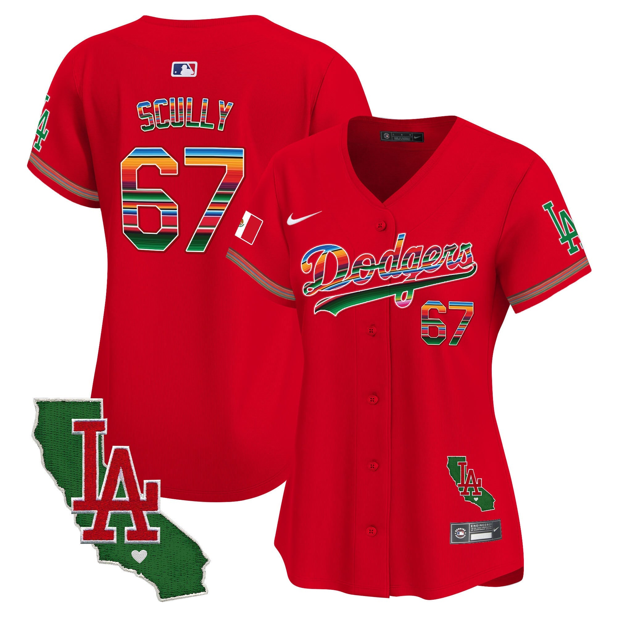 Women’s Mexico California Patch Vapor Premier Limited Jersey V2