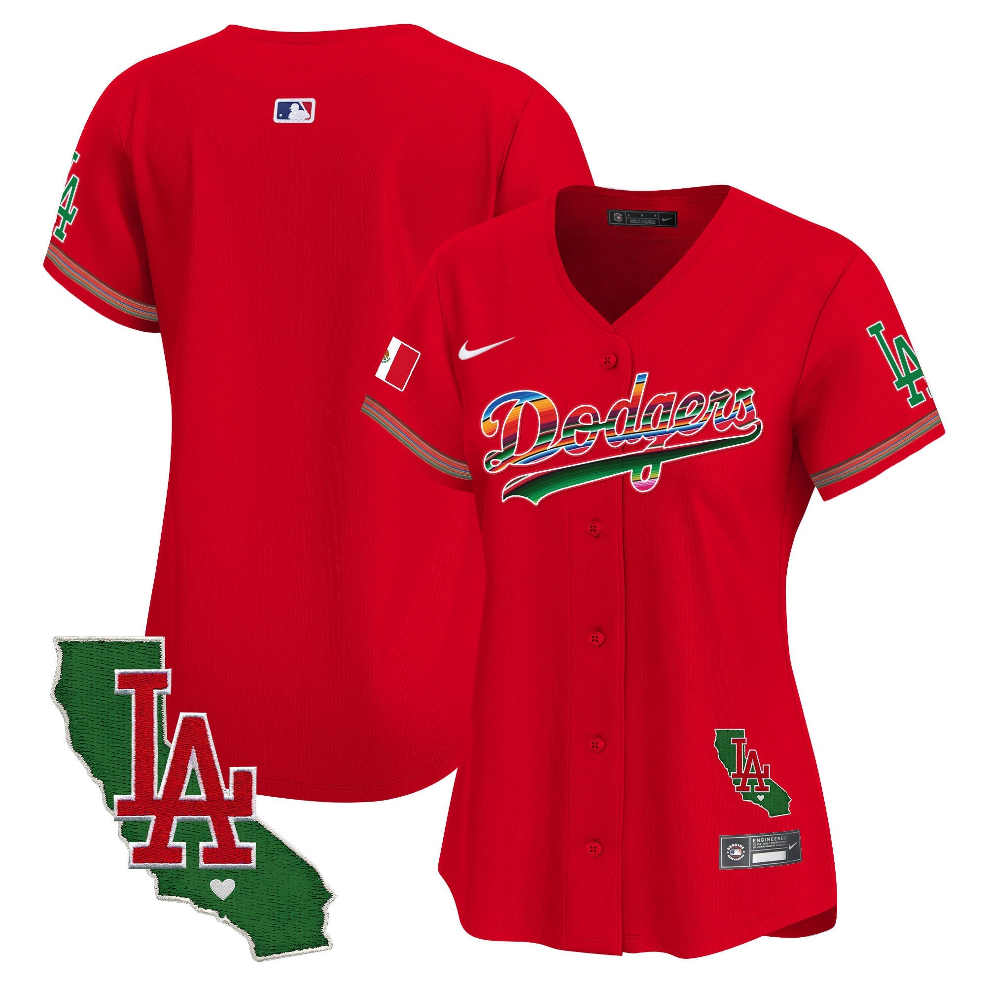 Women’s Mexico California Patch Vapor Premier Limited Jersey V2