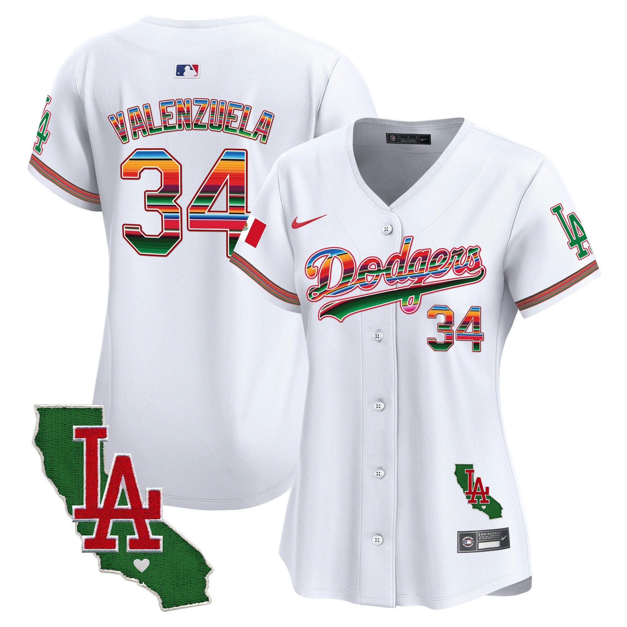 Women’s Mexico California Patch Vapor Premier Limited Jersey V2