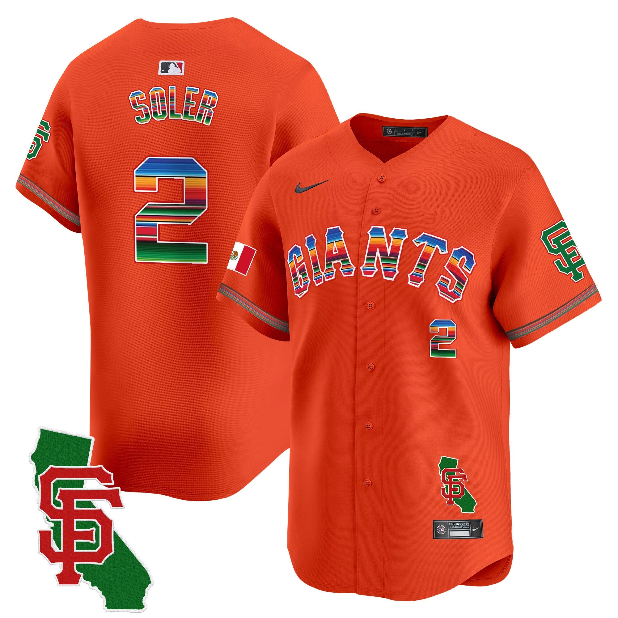 Men’s San Francisco Mexico California Patch Vapor Premier Limited Jersey