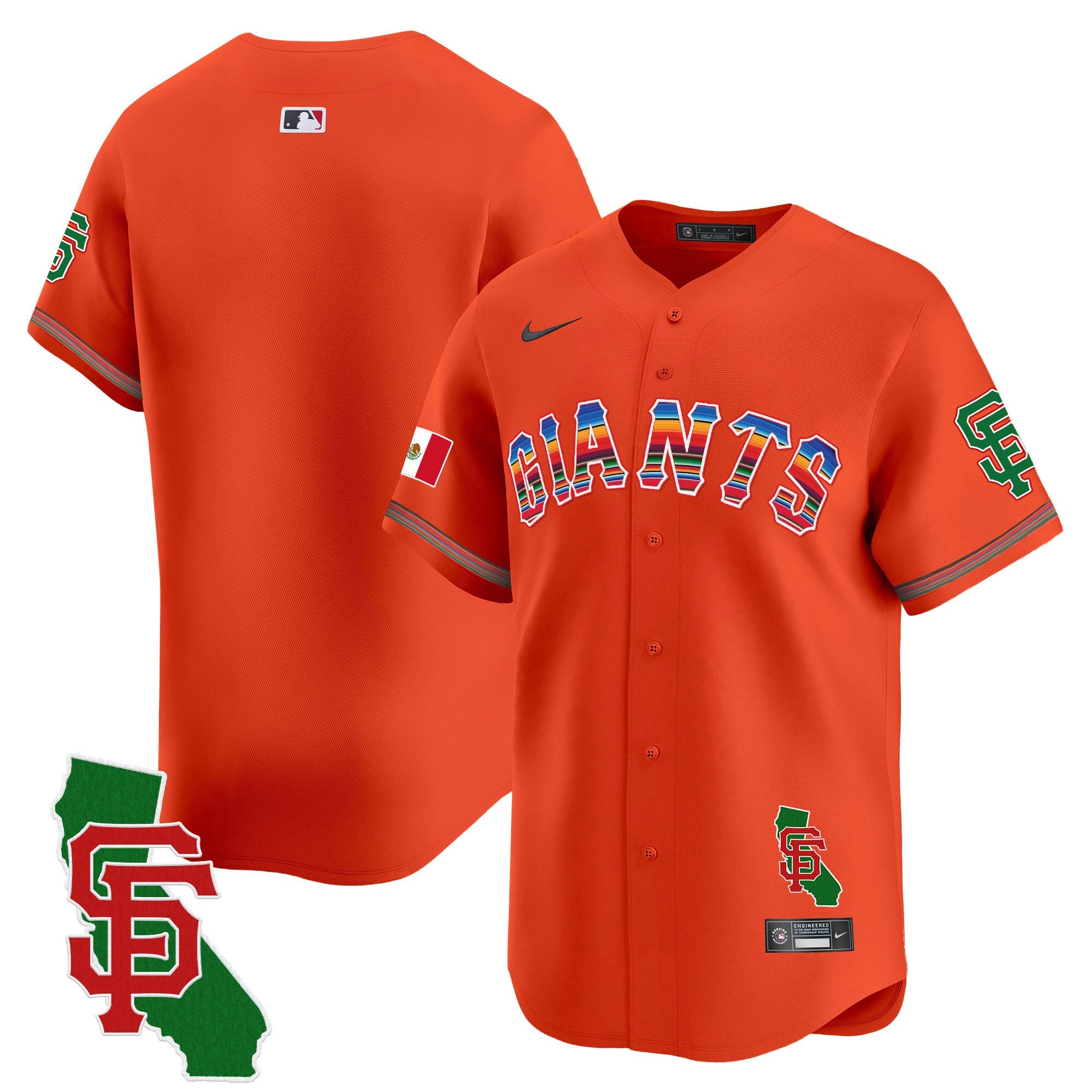 Men’s San Francisco Mexico California Patch Vapor Premier Limited Jersey
