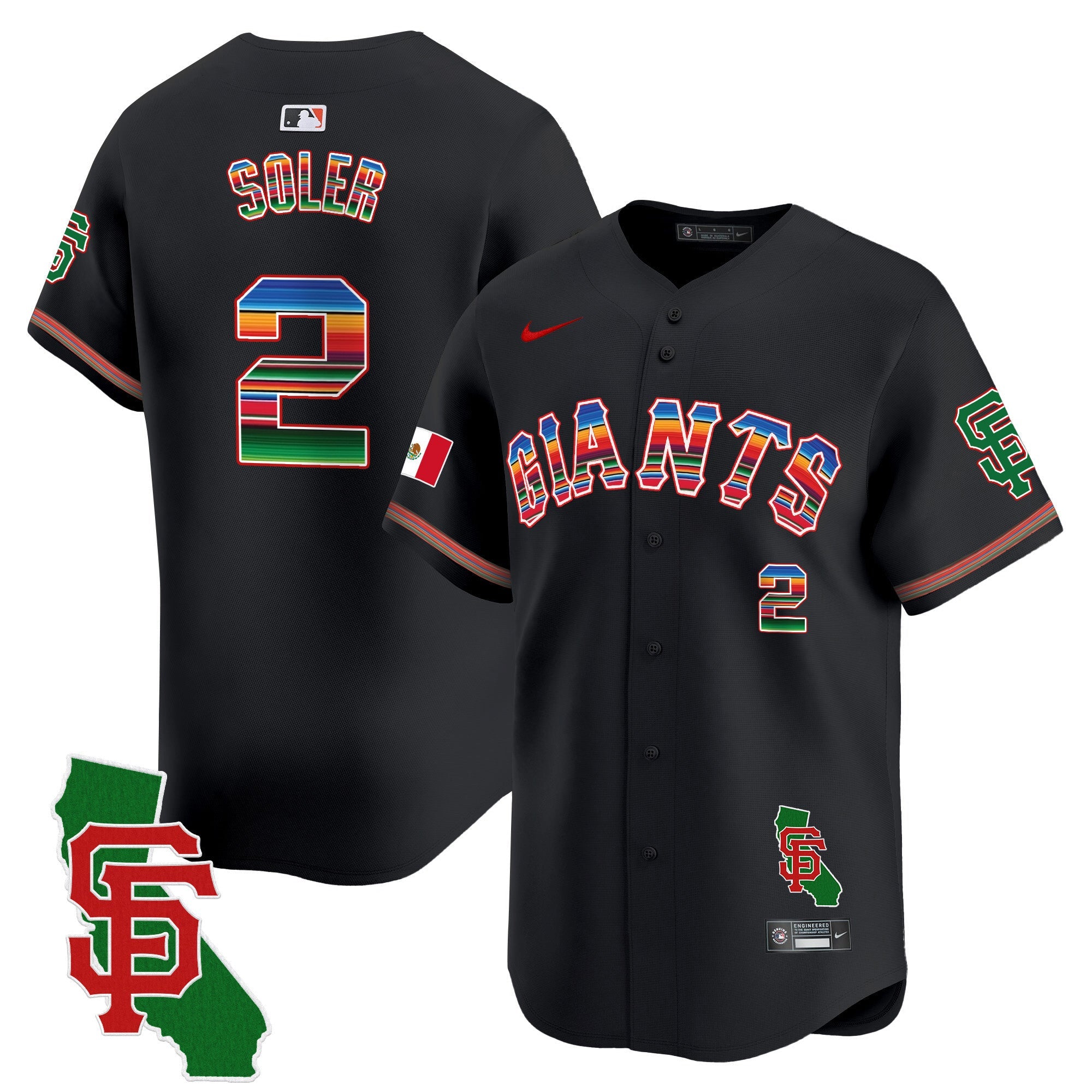 Men’s San Francisco Mexico California Patch Vapor Premier Limited Jersey