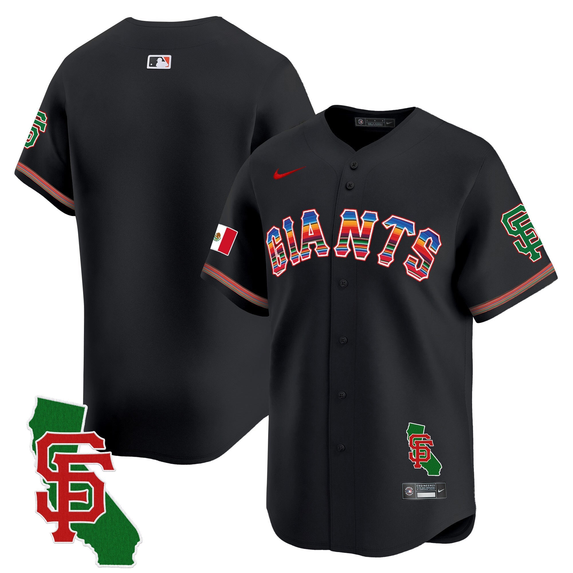Men’s San Francisco Mexico California Patch Vapor Premier Limited Jersey