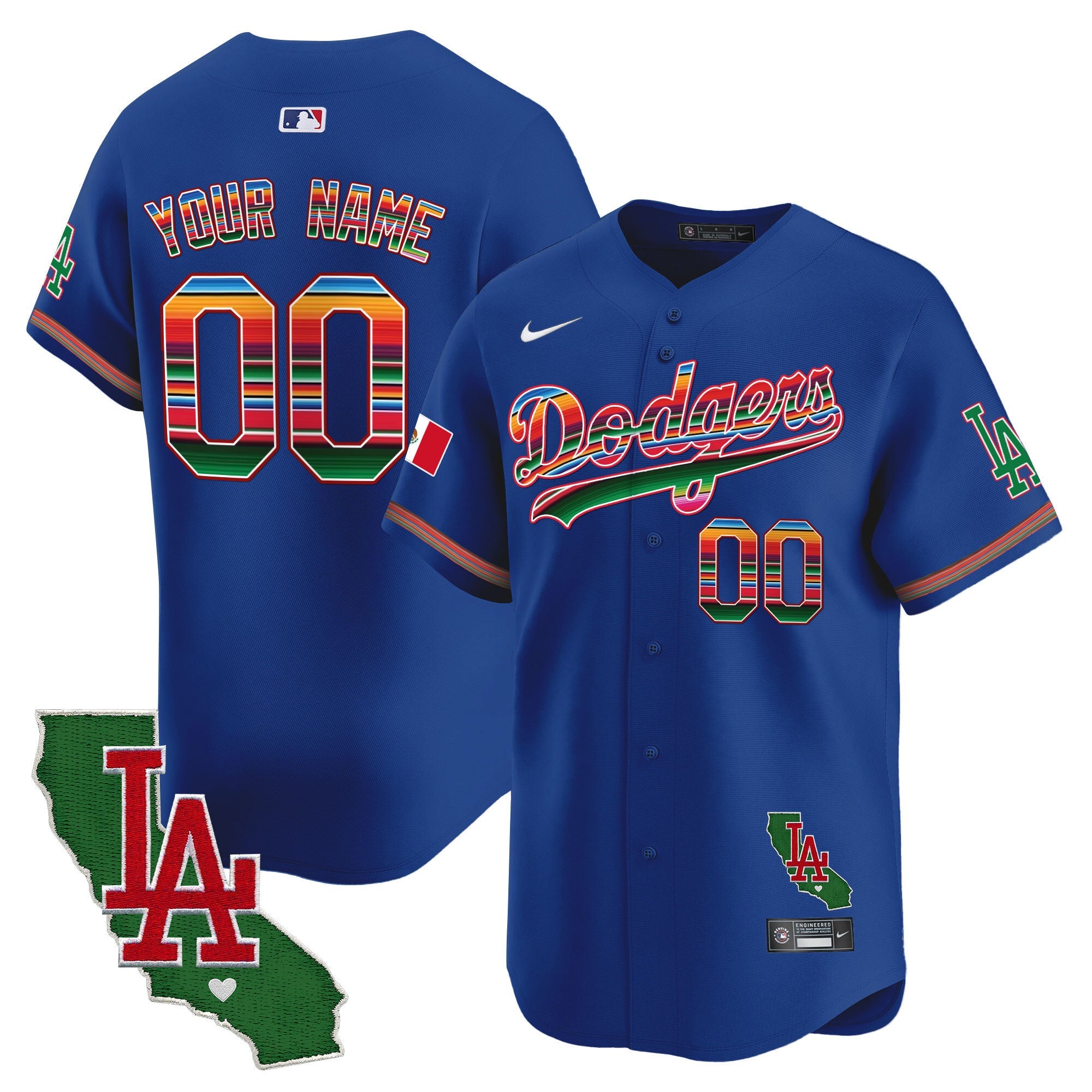 Mexico California Patch Vapor Premier Limited Custom Jersey