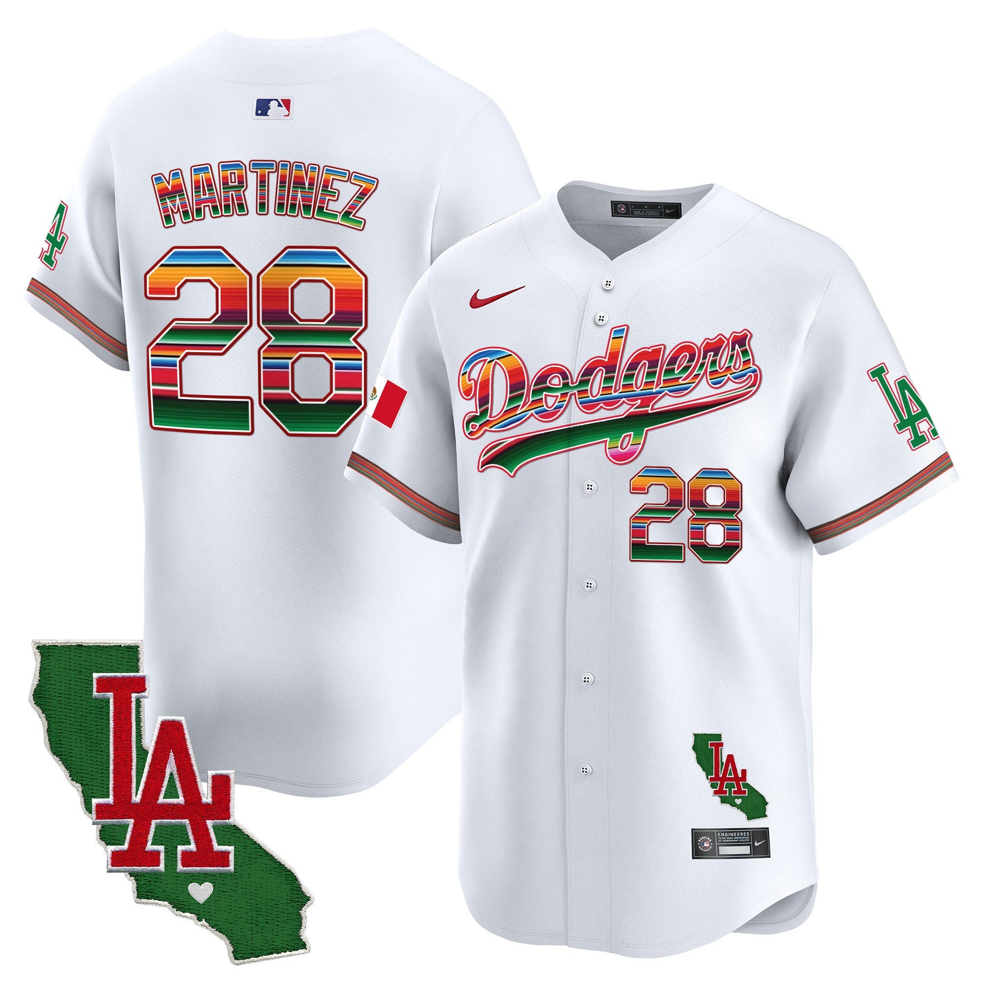 Men’s Mexico California Patch Vapor Premier Limited Jersey