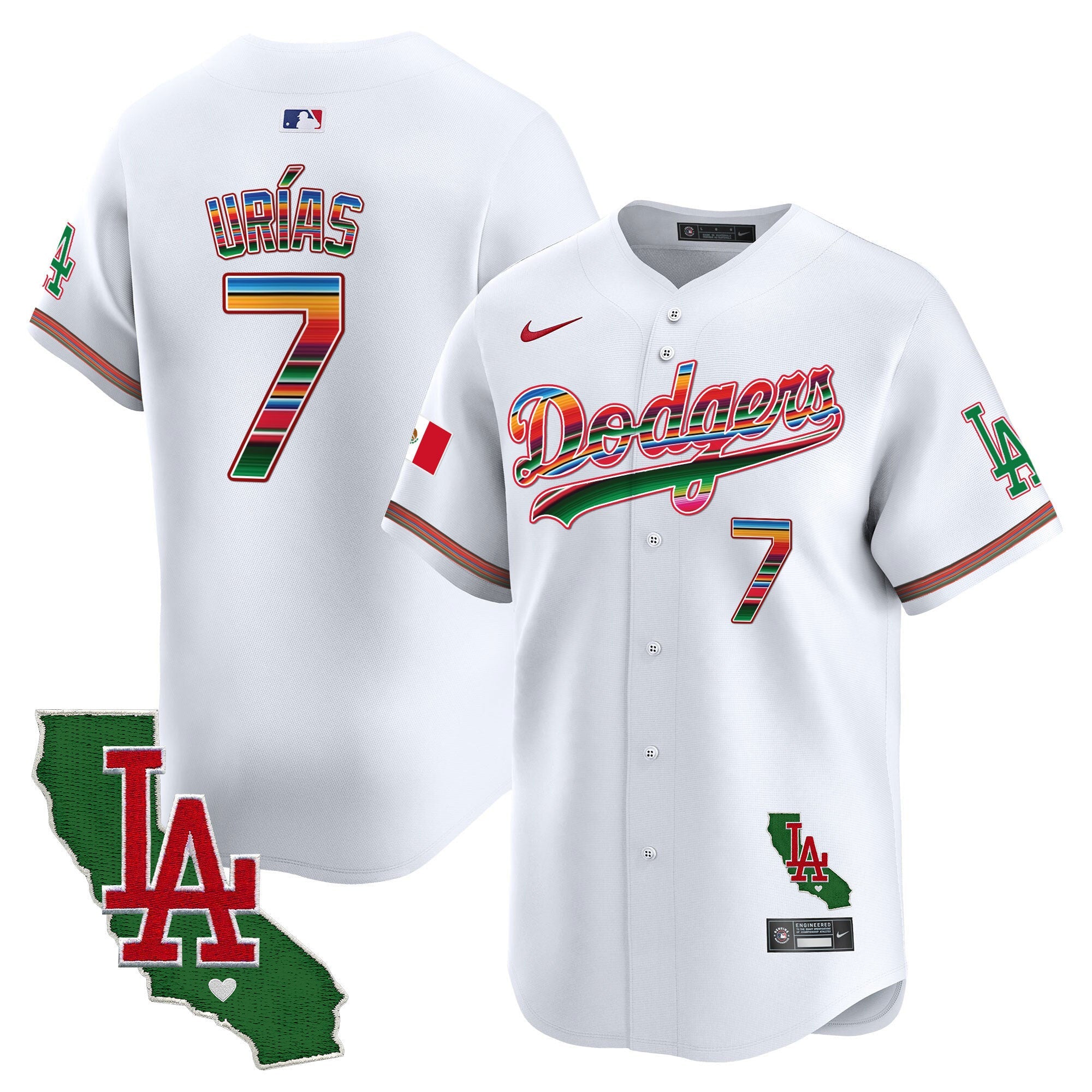 Men’s Mexico California Patch Vapor Premier Limited Jersey