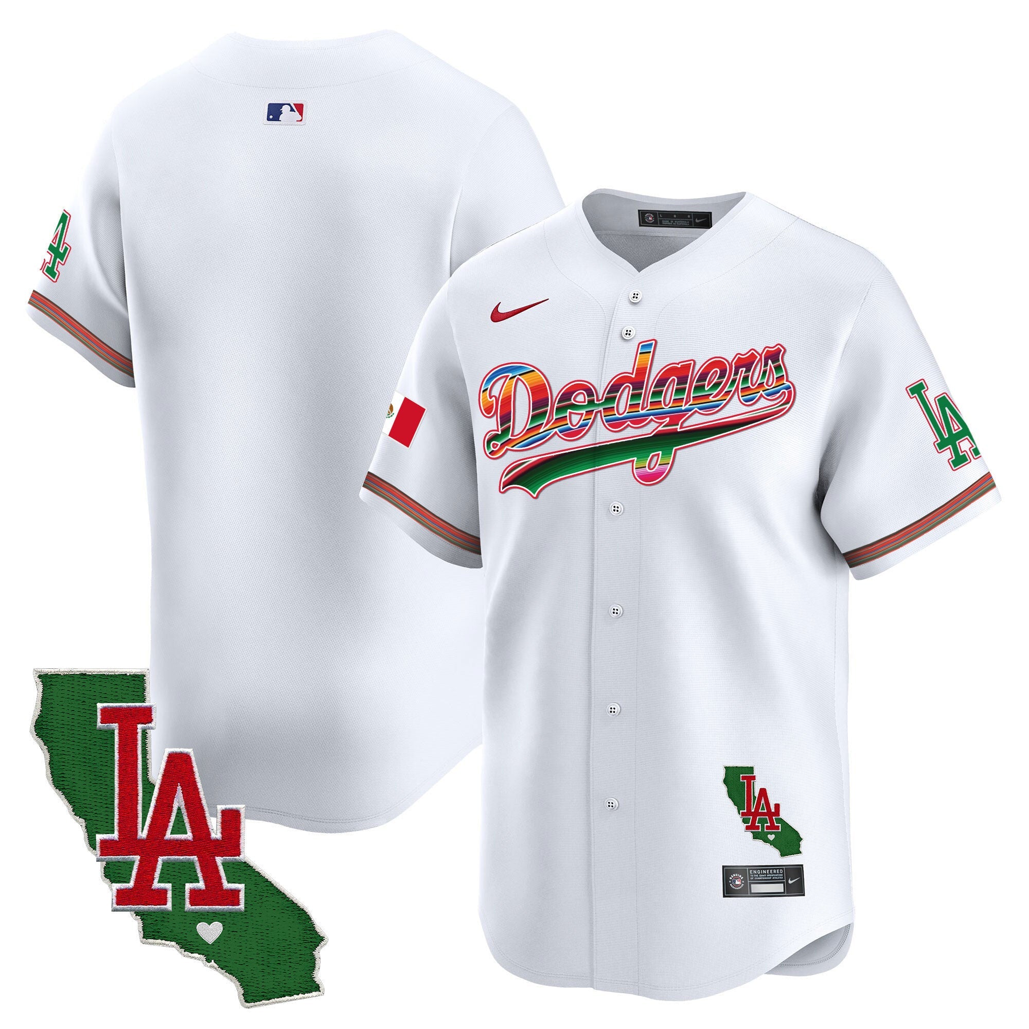 Men’s Mexico California Patch Vapor Premier Limited Jersey