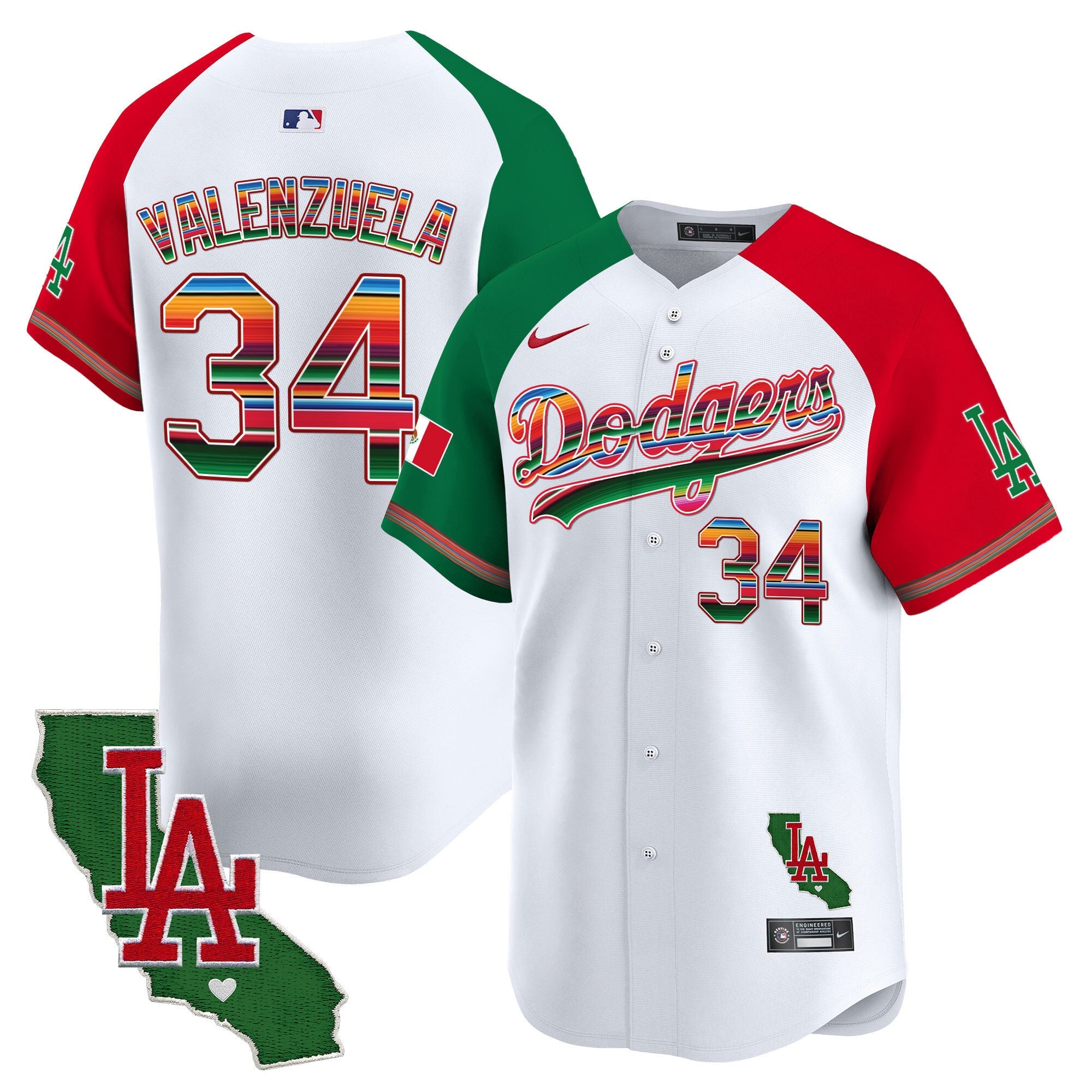 Men’s Mexico California Patch Vapor Premier Limited Jersey
