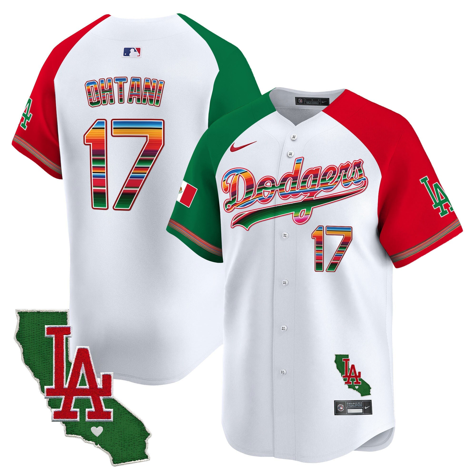Men’s Mexico California Patch Vapor Premier Limited Jersey