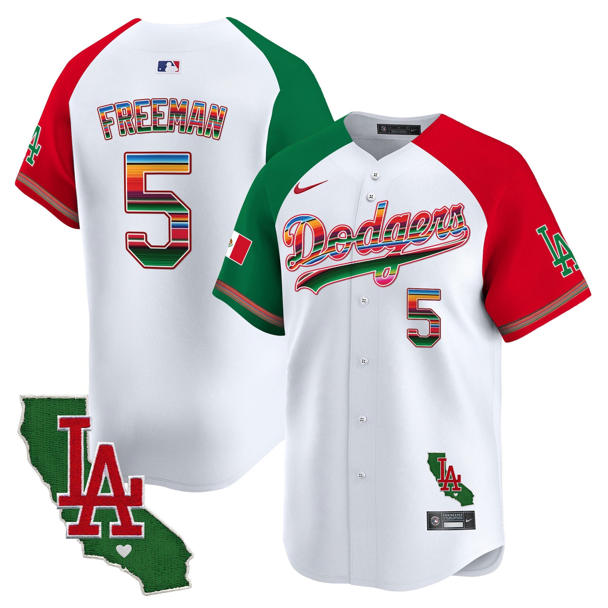 Men’s Mexico California Patch Vapor Premier Limited Jersey