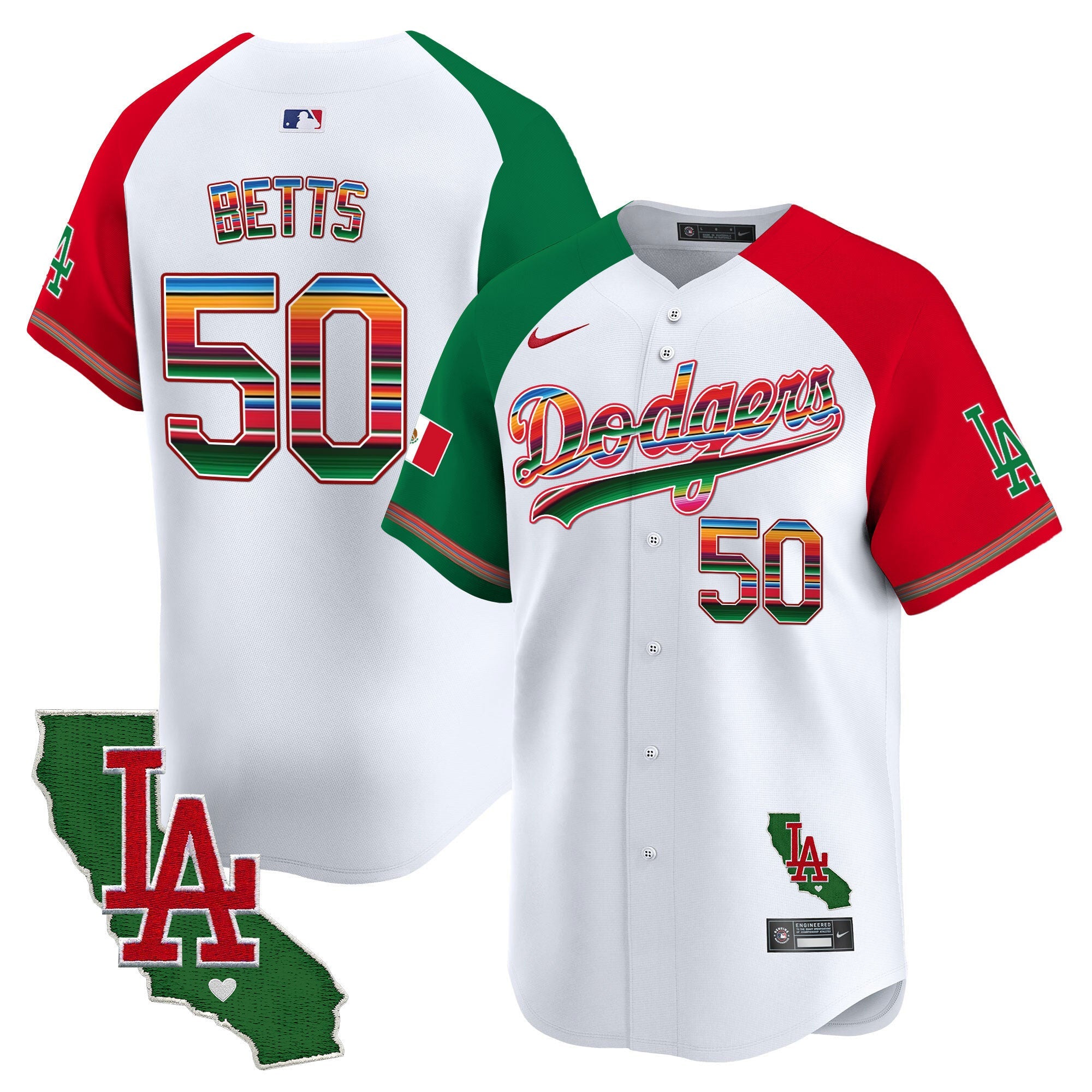 Men’s Mexico California Patch Vapor Premier Limited Jersey