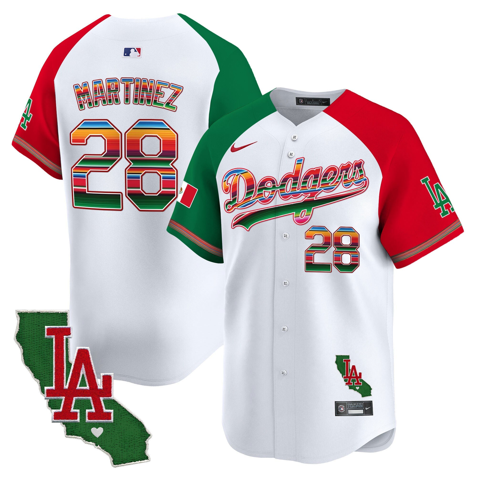 Men’s Mexico California Patch Vapor Premier Limited Jersey