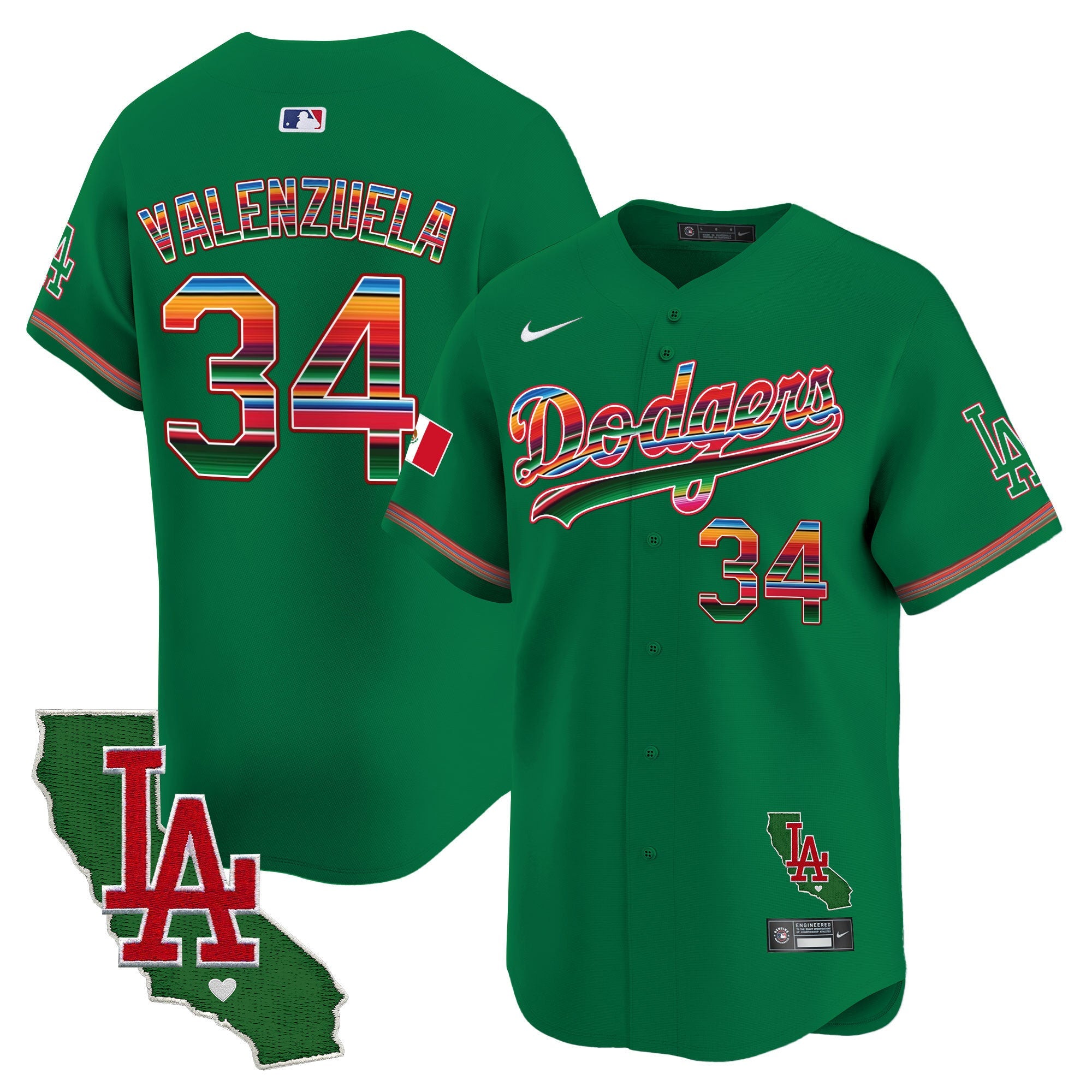 Men’s Mexico California Patch Vapor Premier Limited Jersey