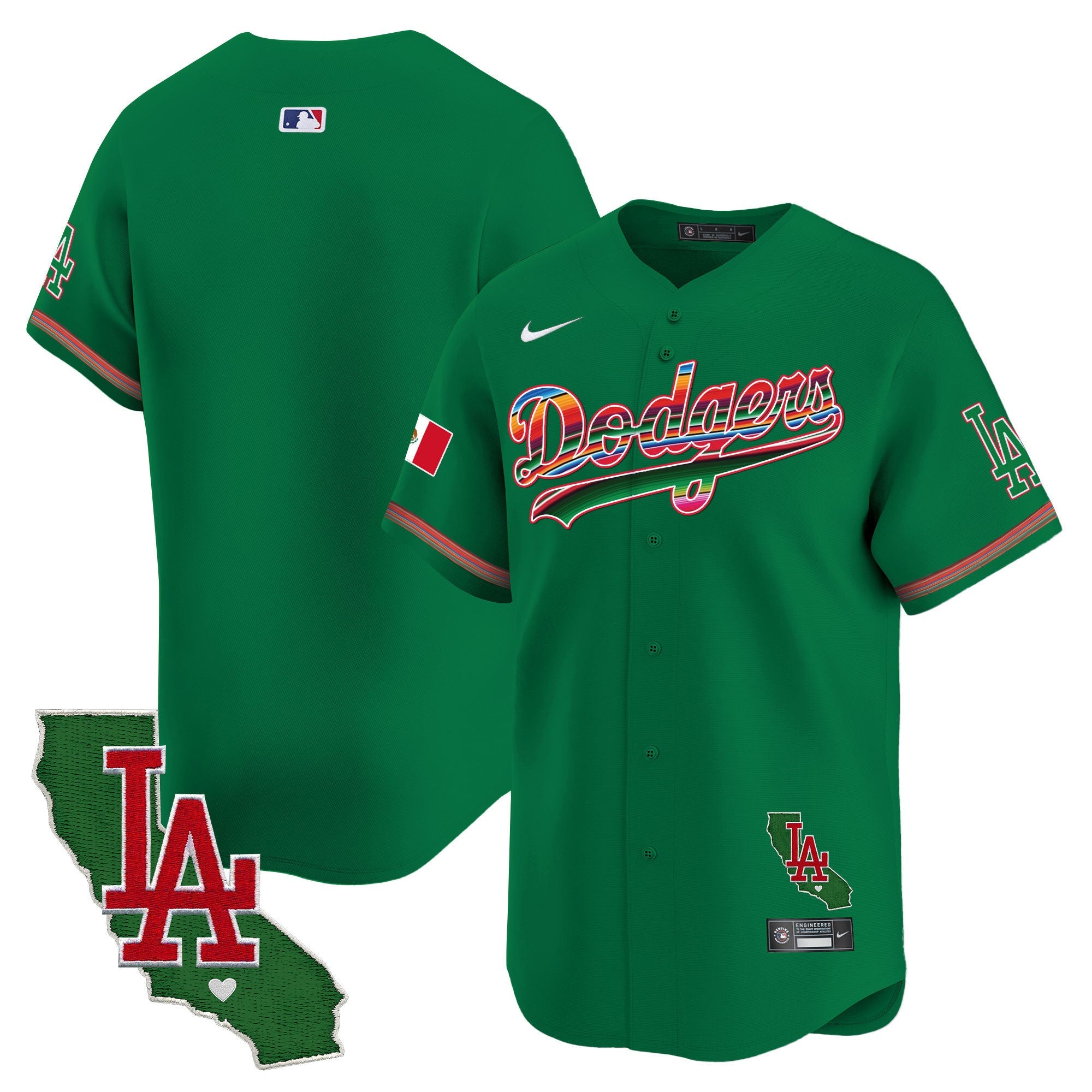 Men’s Mexico California Patch Vapor Premier Limited Jersey
