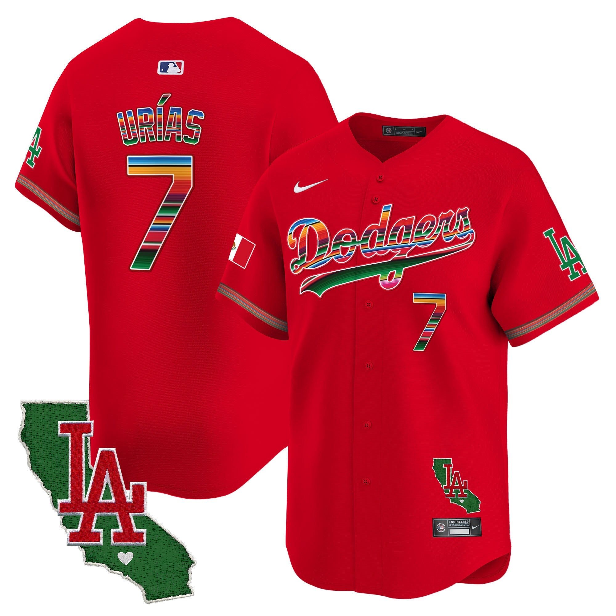 Men’s Mexico California Patch Vapor Premier Limited Jersey