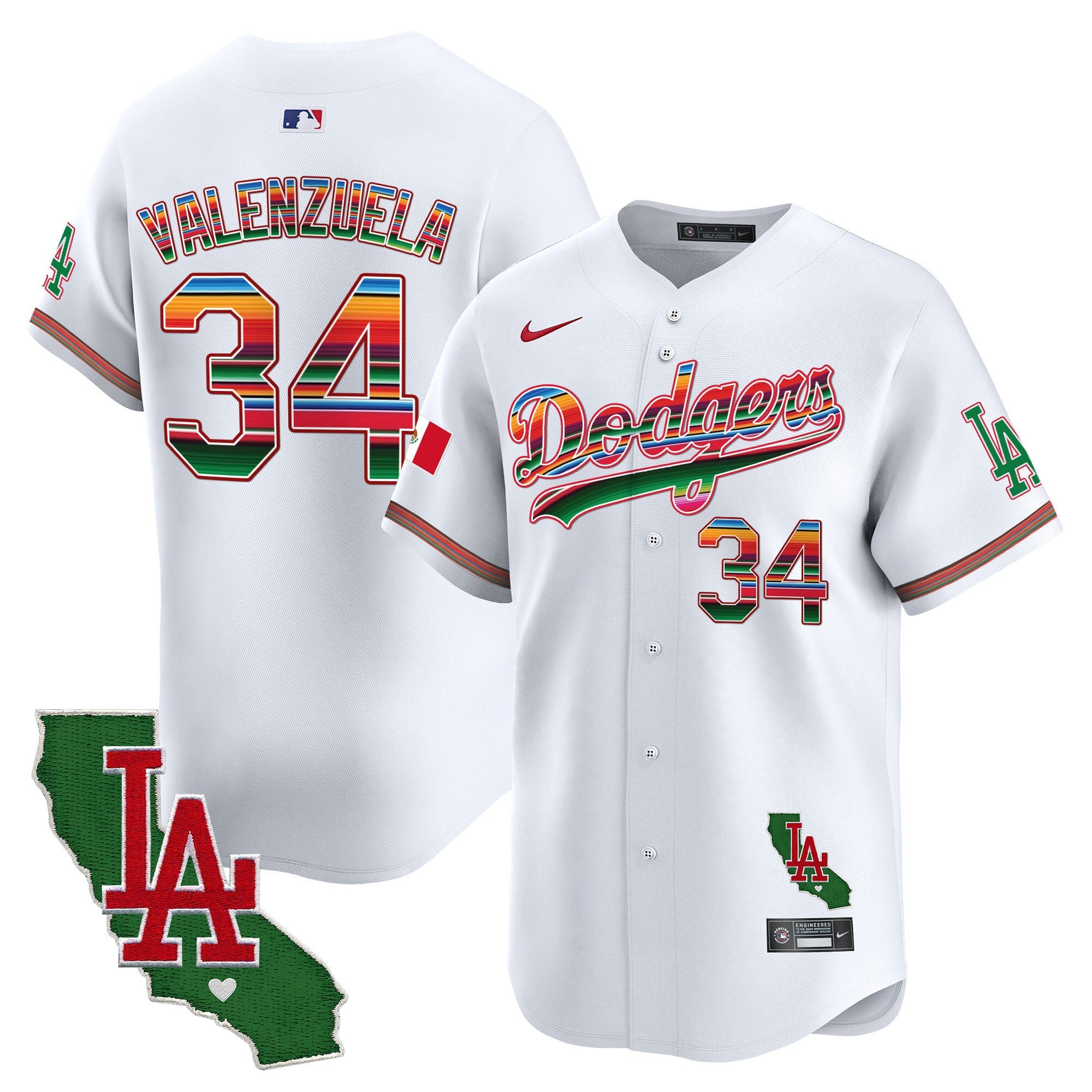 Men’s Mexico California Patch Vapor Premier Limited Jersey