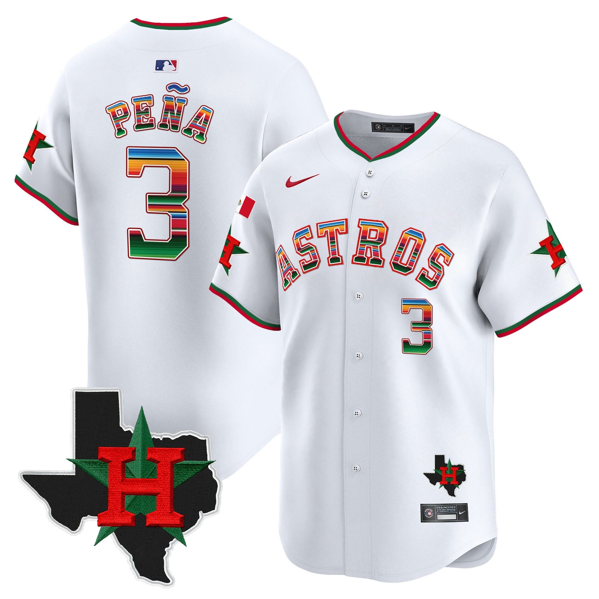 Men’s Mexico Texas Patch Vapor Premier Limited Jersey V2