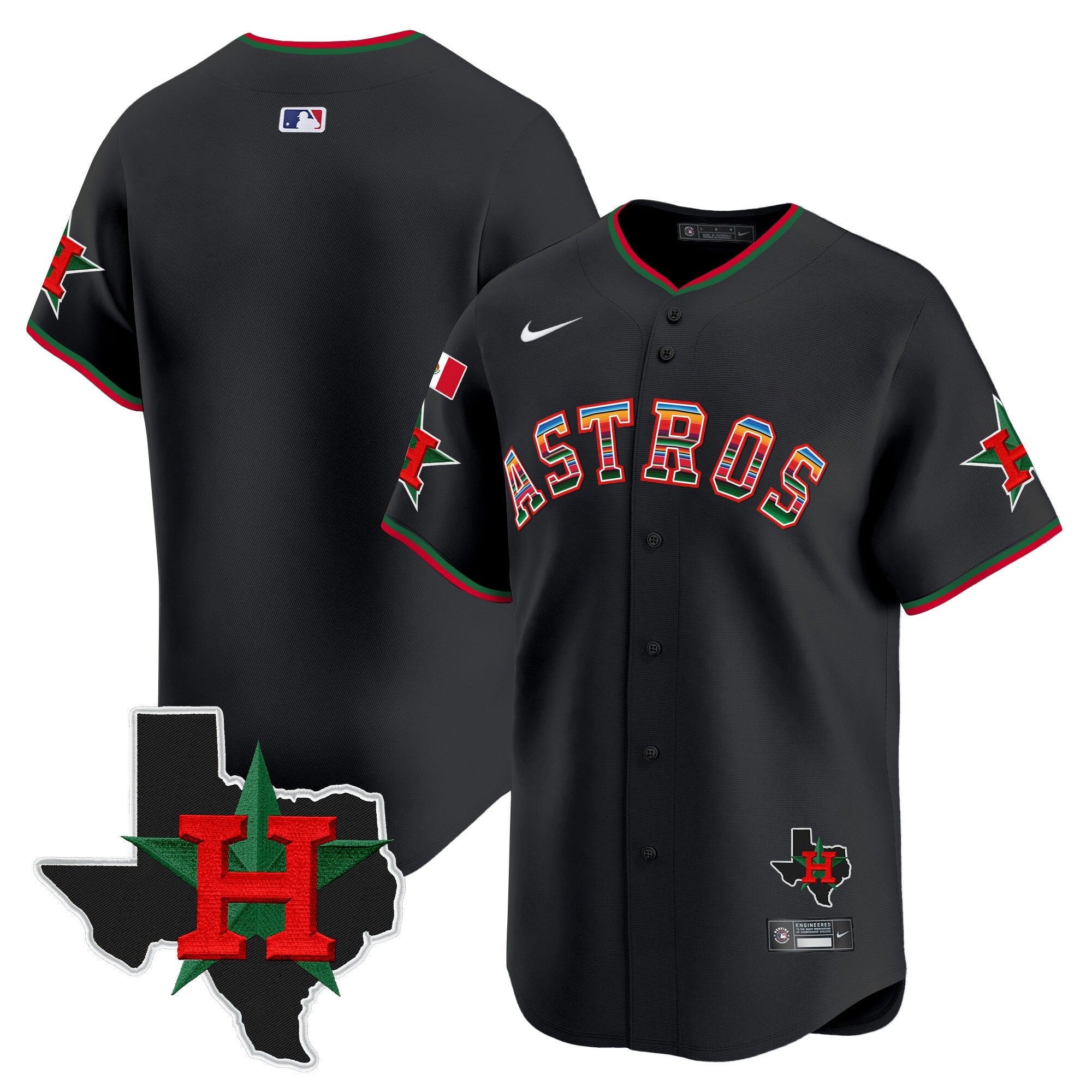 Men’s Mexico Texas Patch Vapor Premier Limited Jersey V2