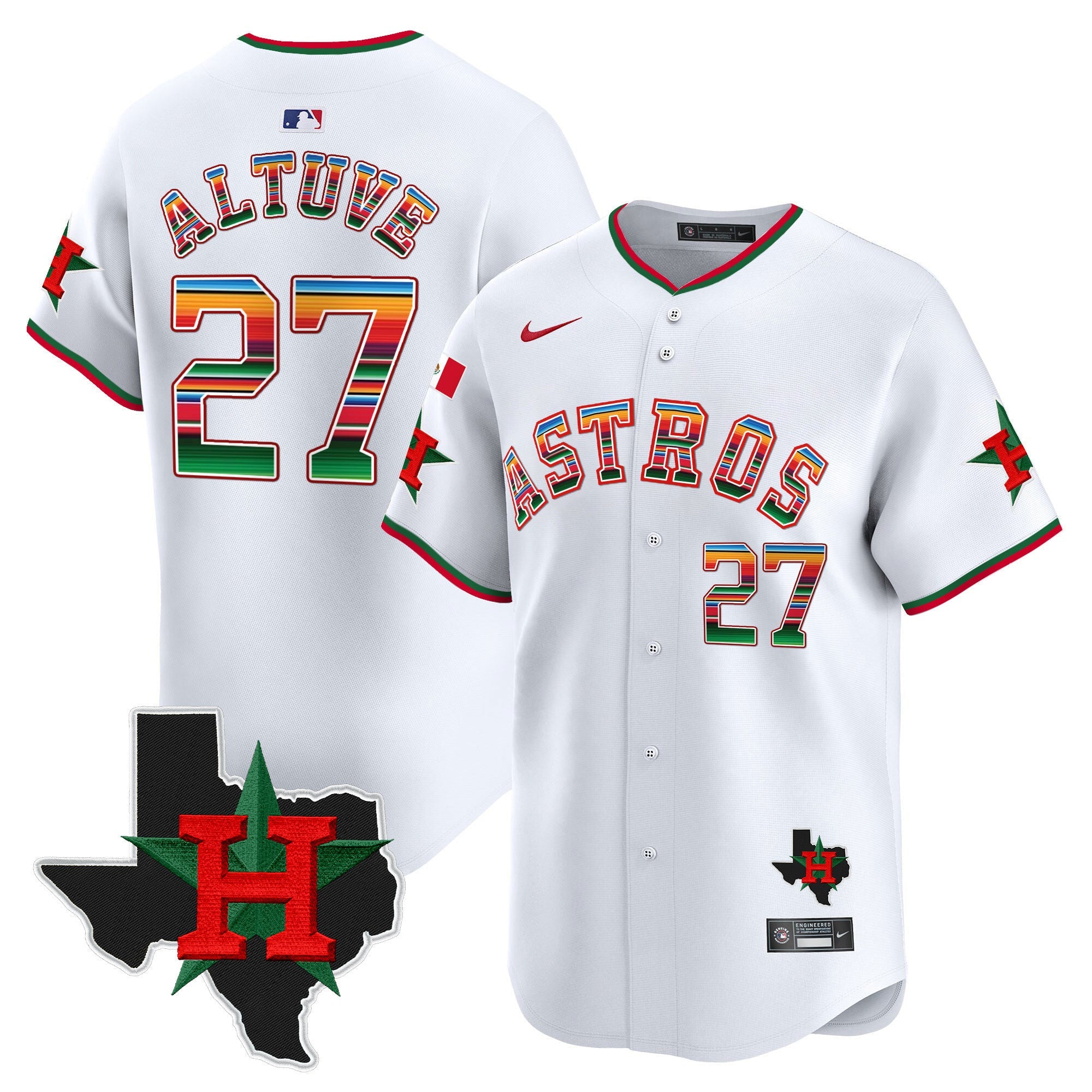 Men’s Mexico Texas Patch Vapor Premier Limited Jersey V2