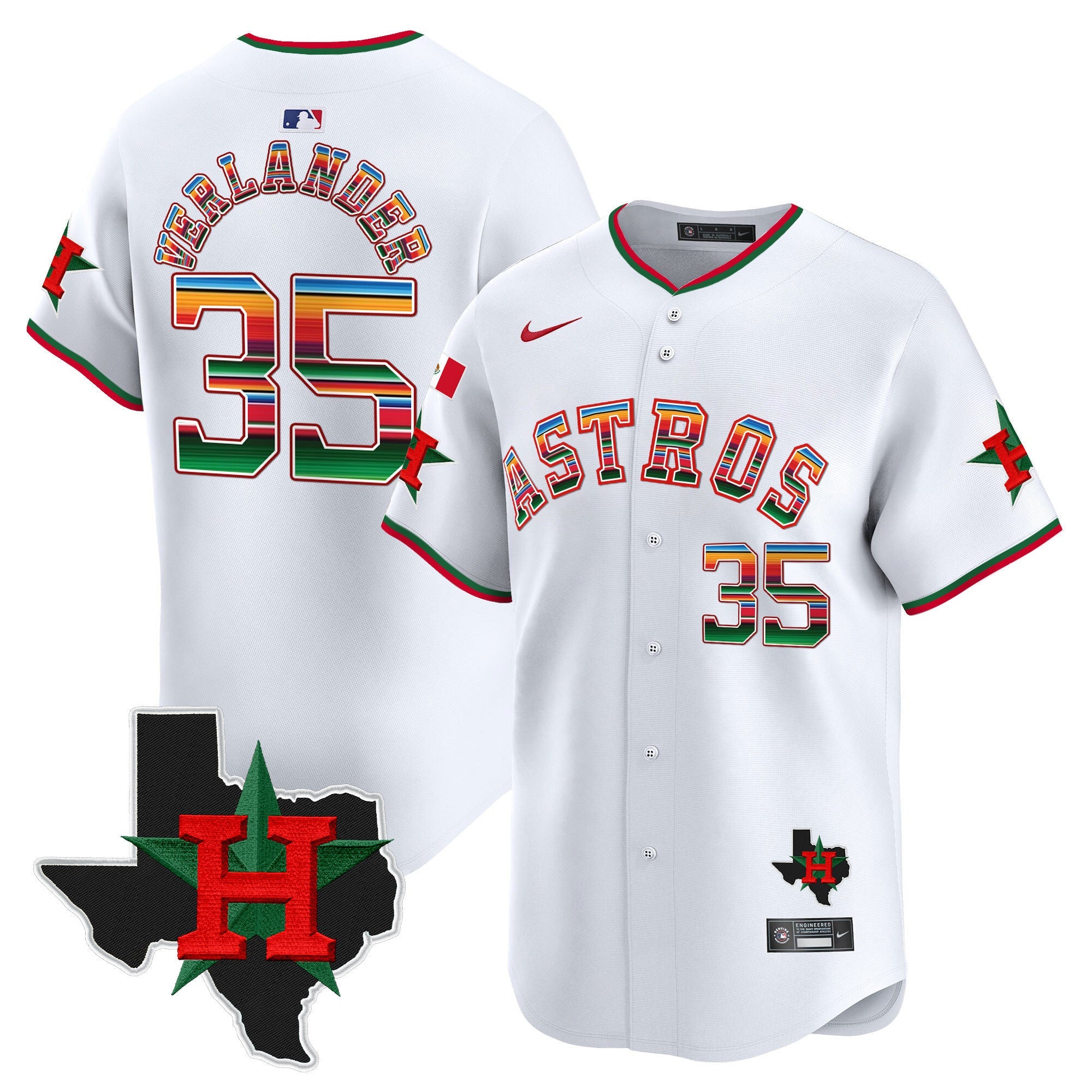 Men’s Mexico Texas Patch Vapor Premier Limited Jersey V2