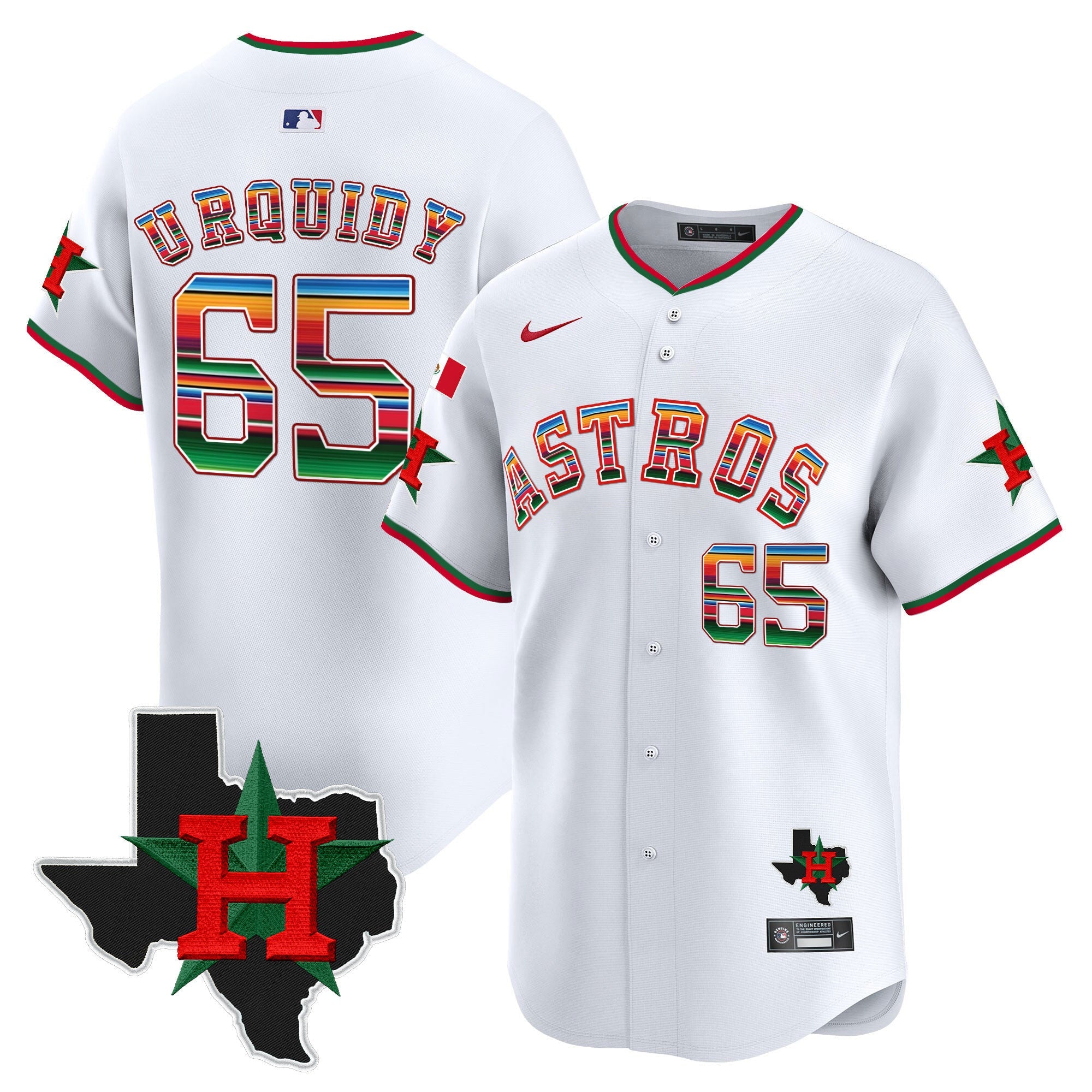 Men’s Mexico Texas Patch Vapor Premier Limited Jersey V2