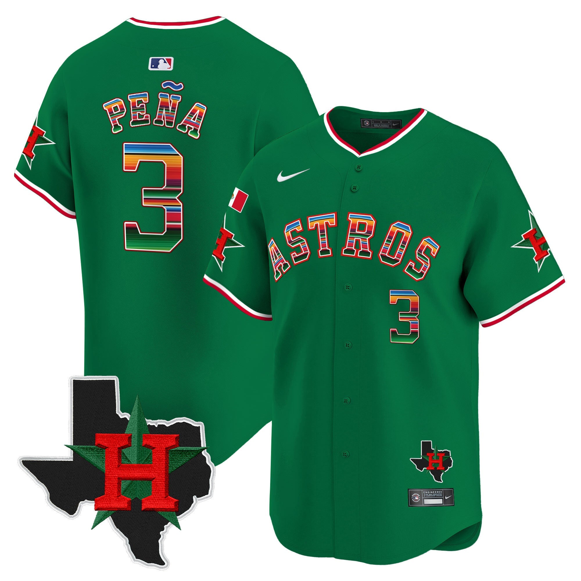 Men’s Mexico Texas Patch Vapor Premier Limited Jersey V2