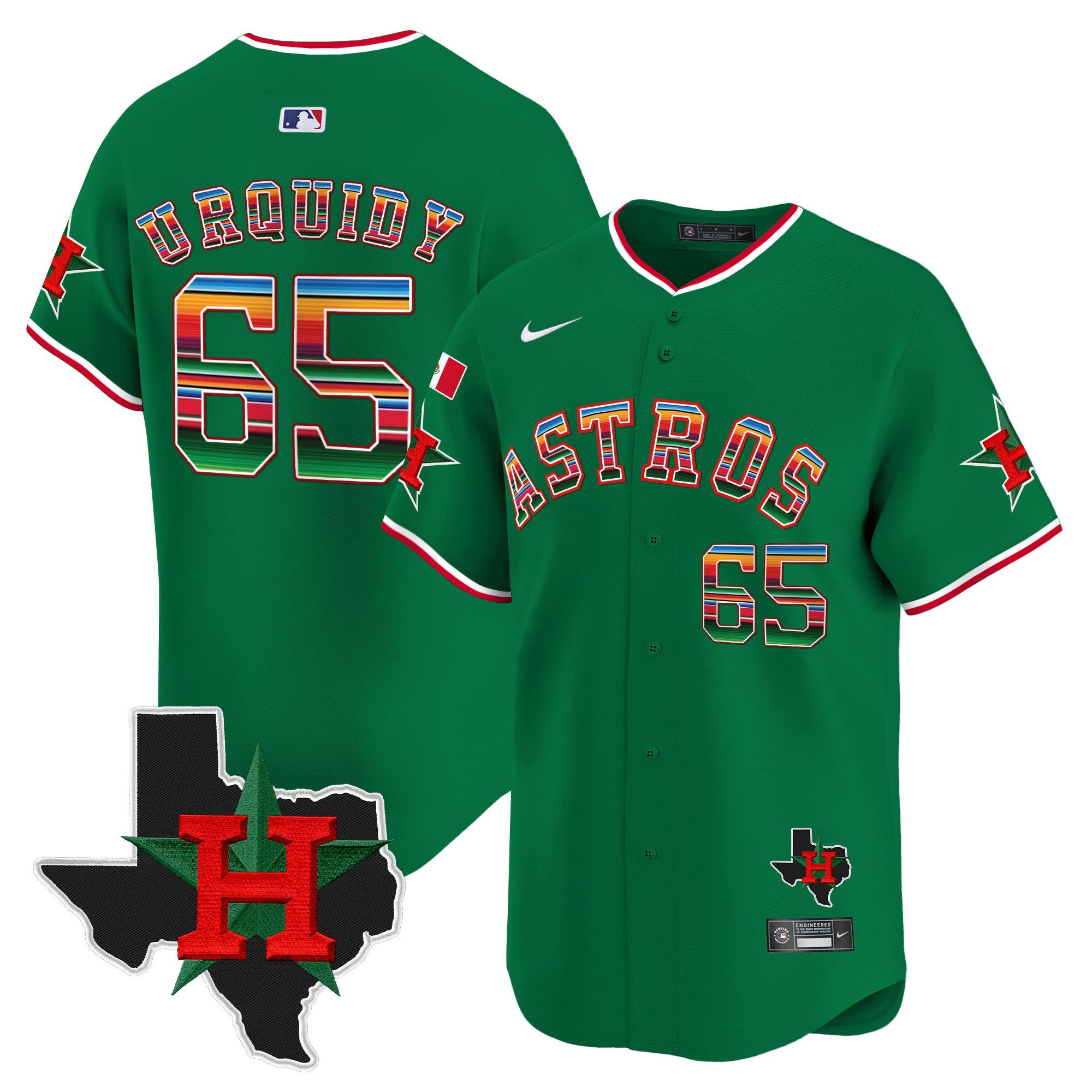 Men’s Mexico Texas Patch Vapor Premier Limited Jersey V2
