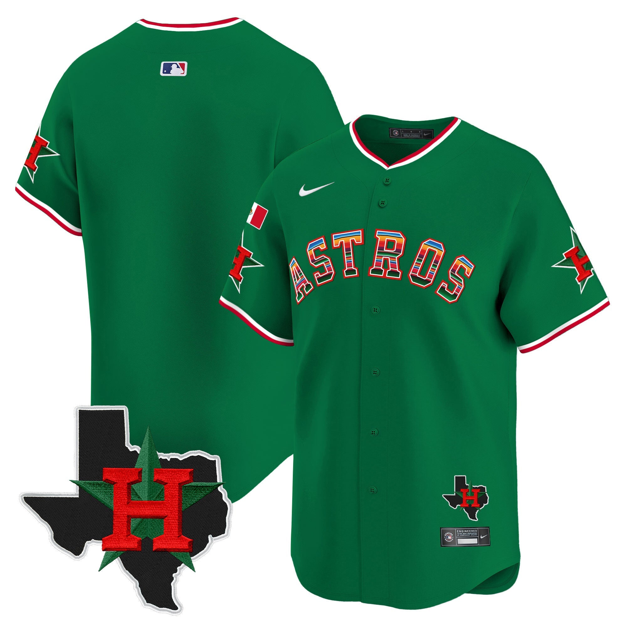 Men’s Mexico Texas Patch Vapor Premier Limited Jersey V2