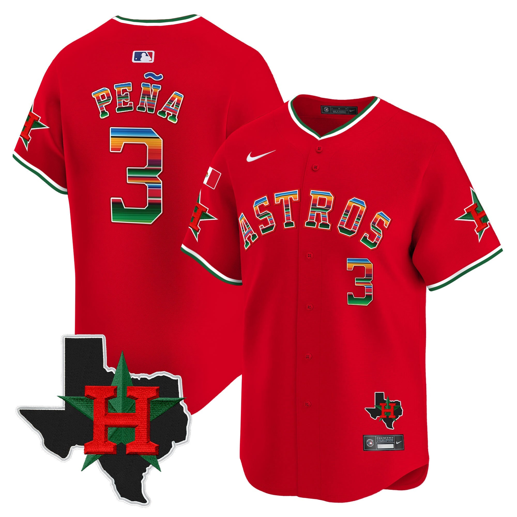 Men’s Mexico Texas Patch Vapor Premier Limited Jersey V2